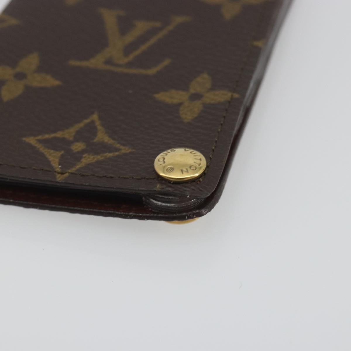 LOUIS VUITTON Monogram Porto Cartes Crdit Pression Card Case M60937 Auth BA14909