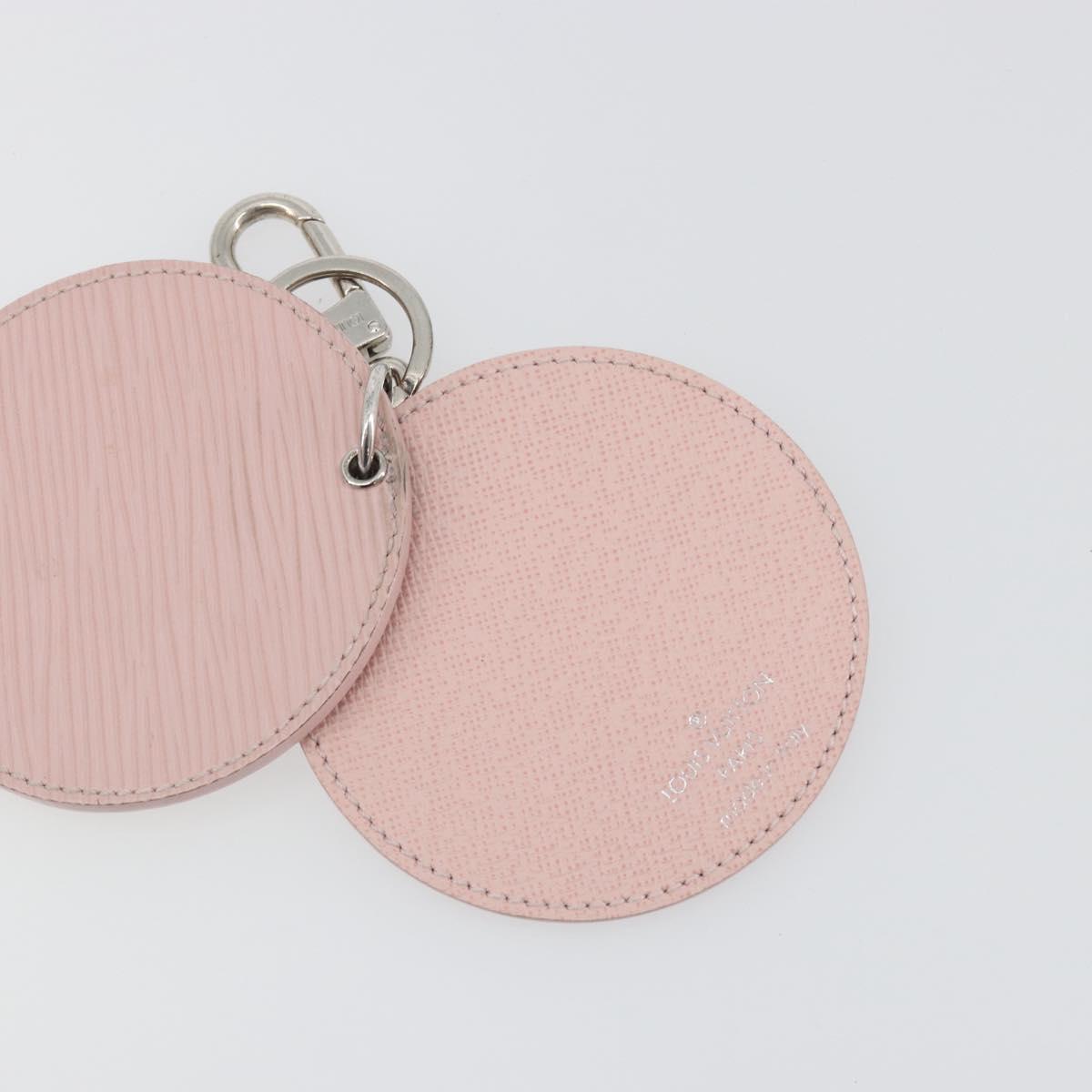LOUIS VUITTON Epi Mirror Charm Rose Valerine M68004 LV Auth BA14913