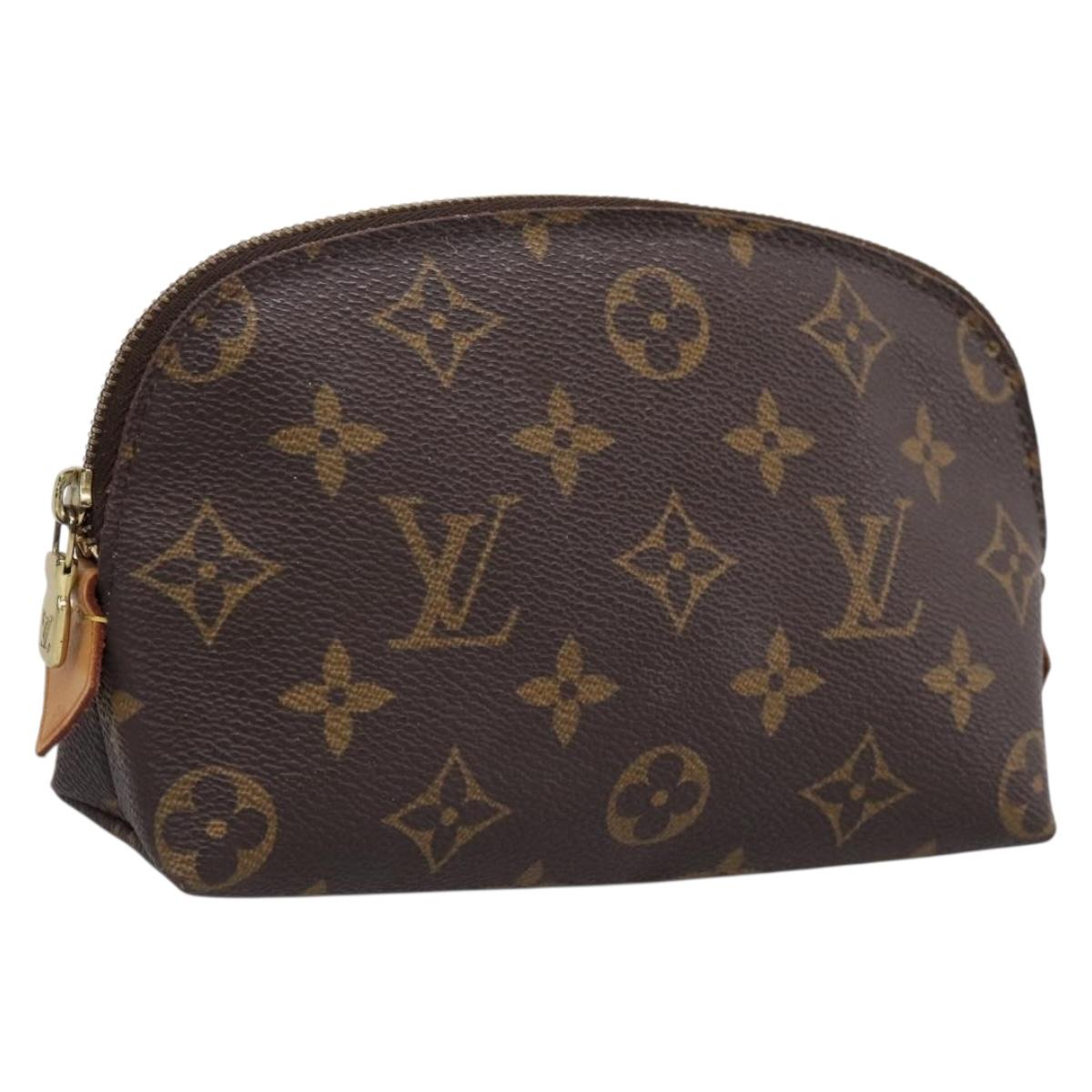 LOUIS VUITTON Monogram Pochette Cosmetic PM Pouch M47515 LV Auth BA14915