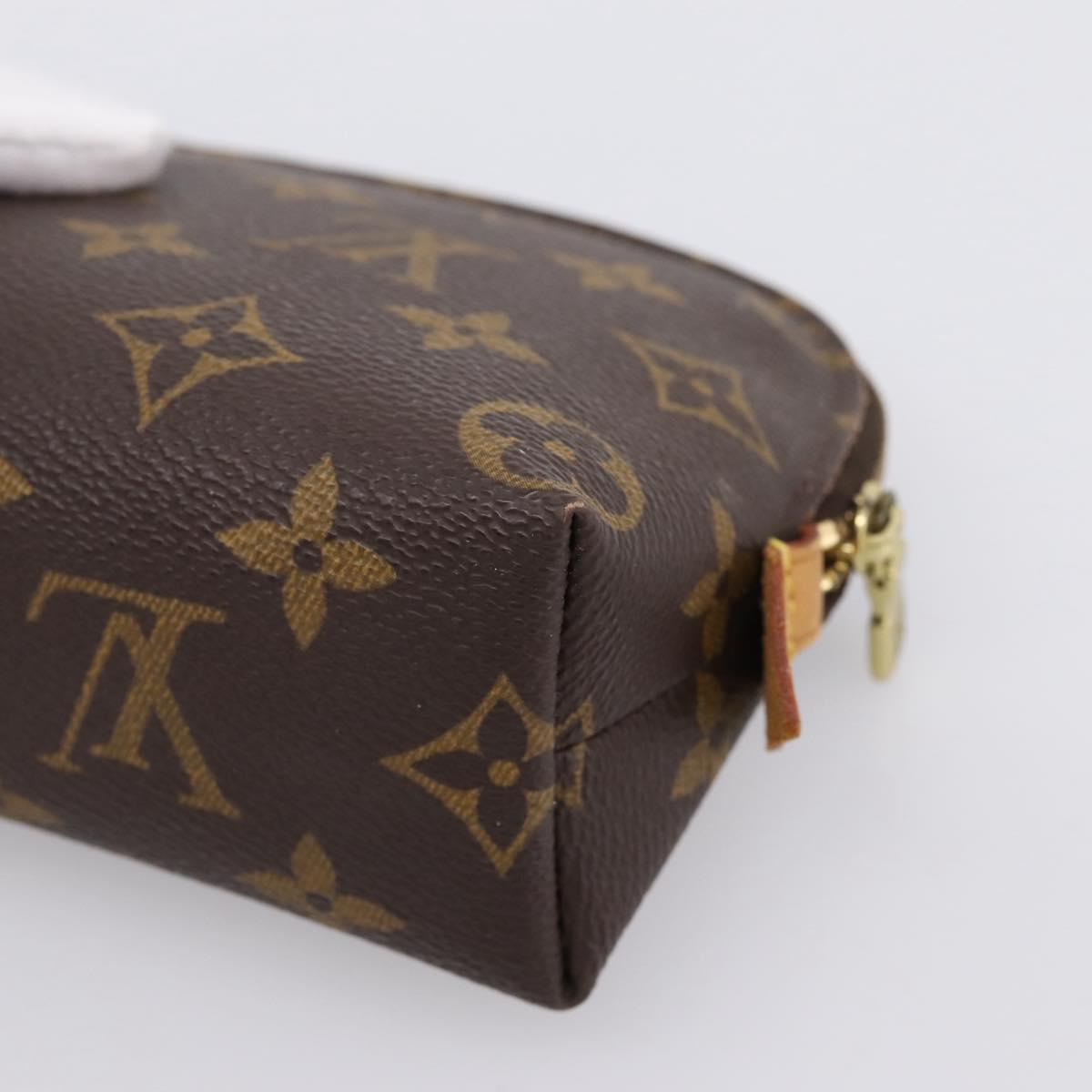LOUIS VUITTON Monogram Pochette Cosmetic PM Pouch M47515 LV Auth BA14915