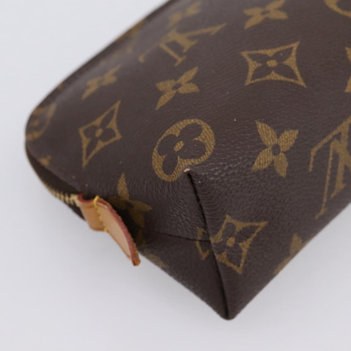 LOUIS VUITTON Monogram Pochette Cosmetic PM Pouch M47515 LV Auth BA14915
