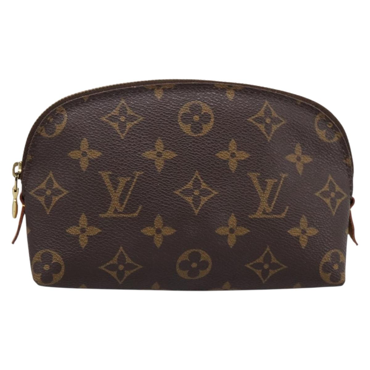LOUIS VUITTON Monogram Pochette Cosmetic PM Pouch M47515 LV Auth BA14915