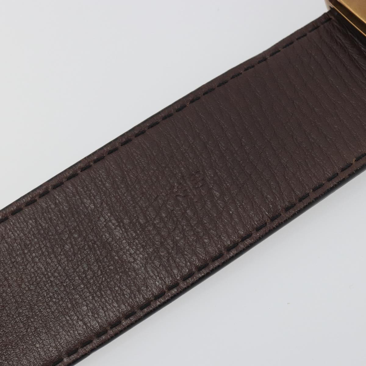 LOUIS VUITTON Utah Ceinture LV Initials Belt ""80/32"" M6902U Auth BA14918