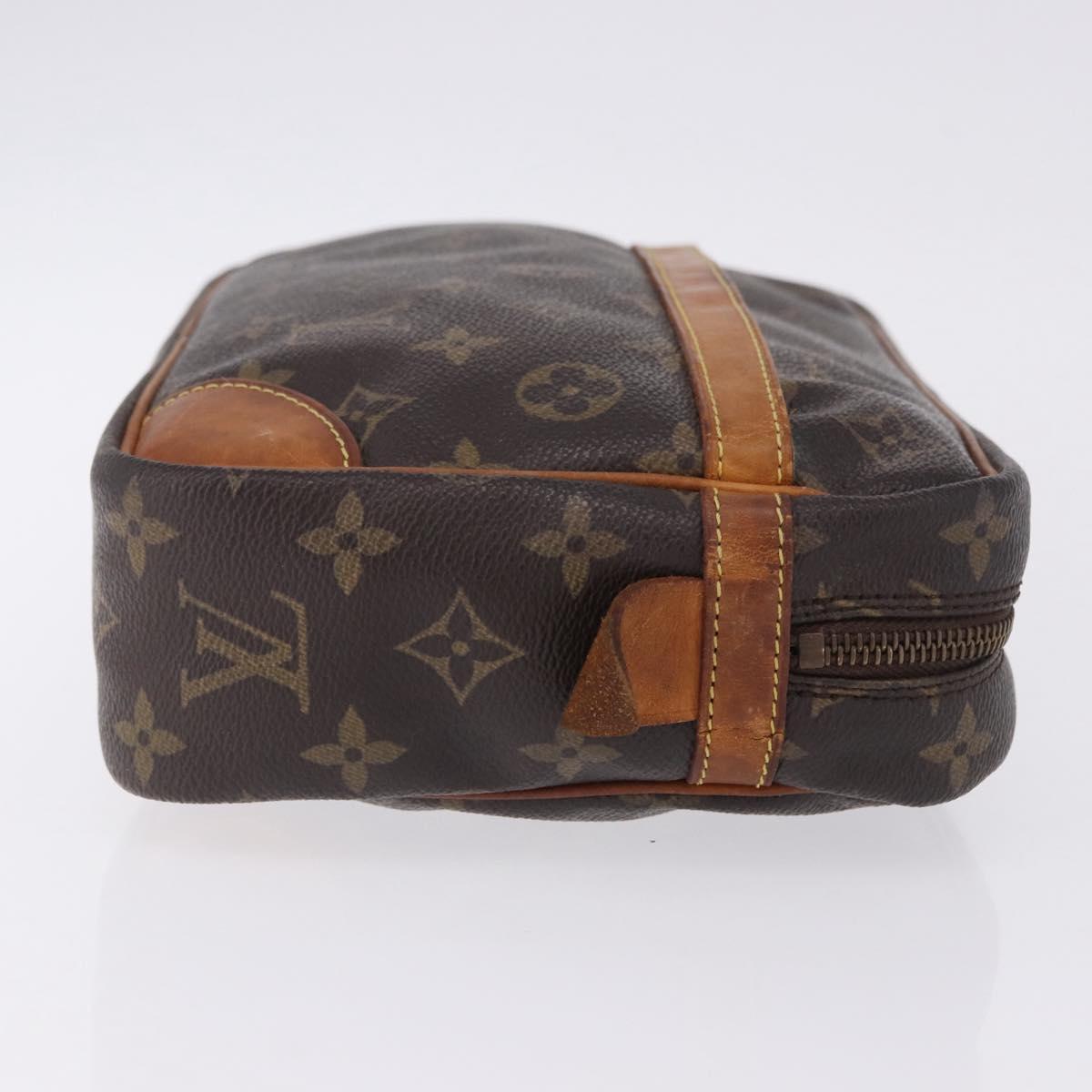 LOUIS VUITTON Monogram Compiegne 28 Clutch Bag M51845 LV Auth BA14929