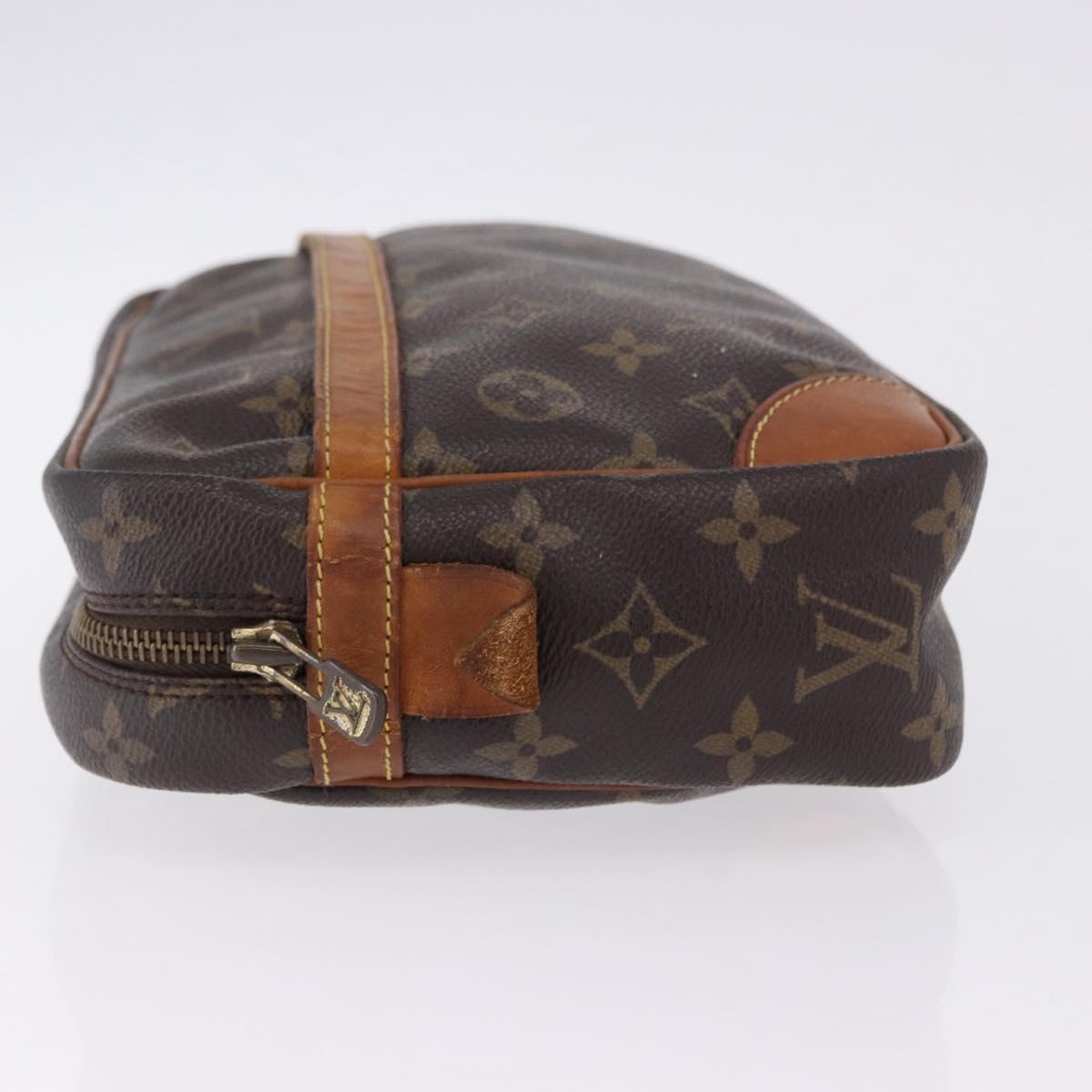 LOUIS VUITTON Monogram Compiegne 28 Clutch Bag M51845 LV Auth BA14929