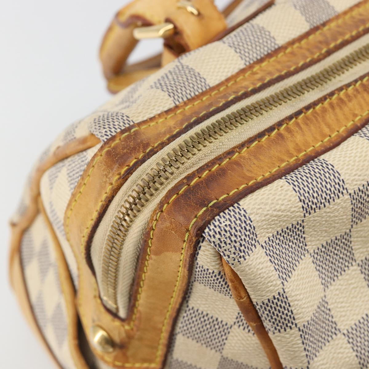 LOUIS VUITTON Damier Azur Berkeley Hand Bag N52001 LV Auth BA14936