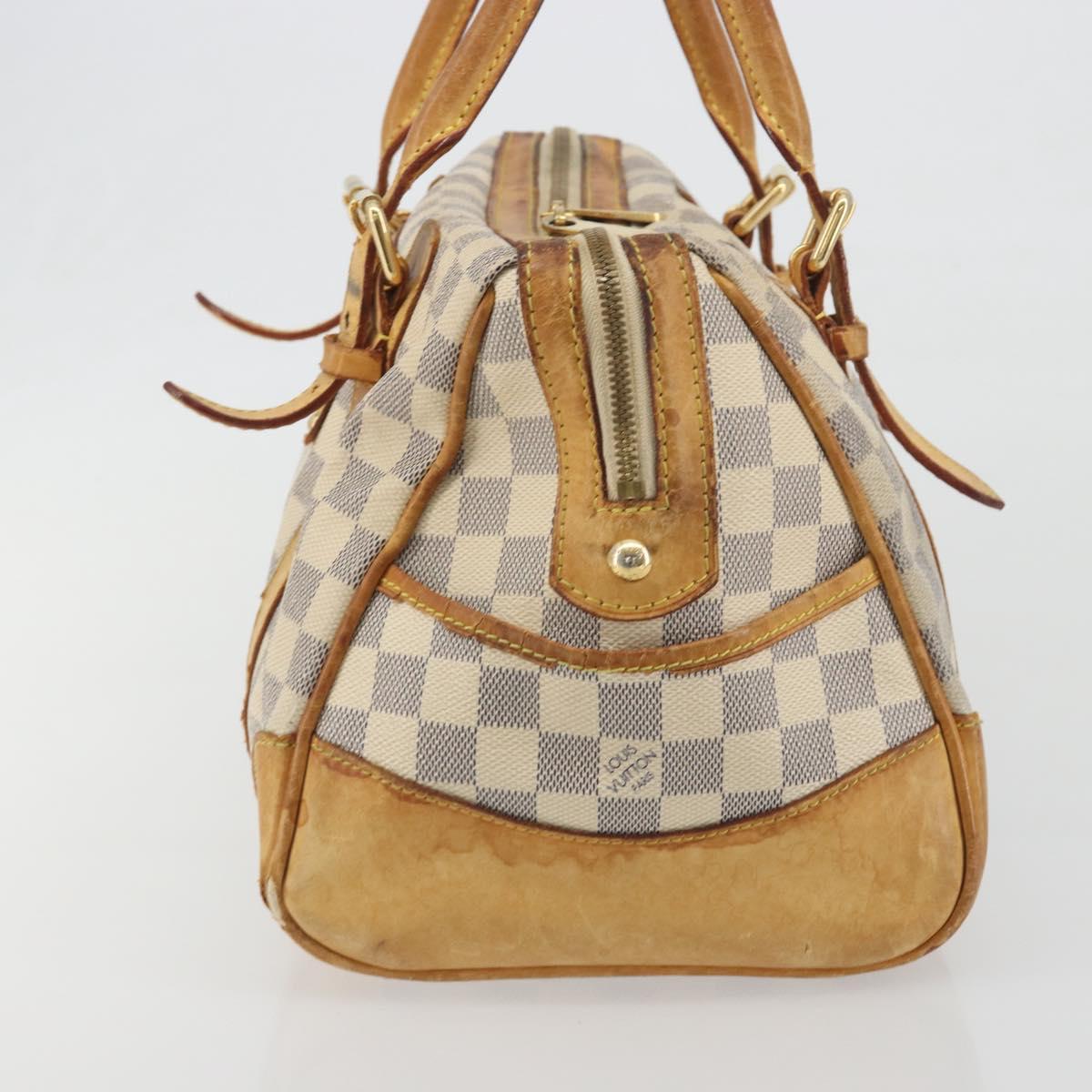 LOUIS VUITTON Damier Azur Berkeley Hand Bag N52001 LV Auth BA14936