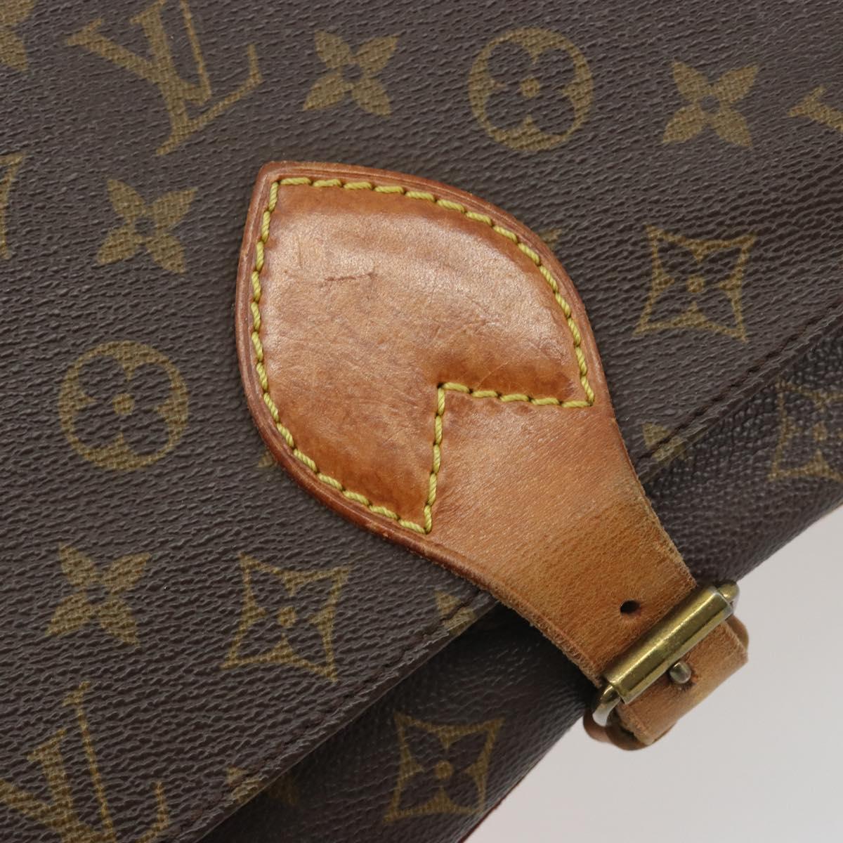 LOUIS VUITTON Monogram Cartouchiere GM Shoulder Bag M51252 LV Auth BA14943