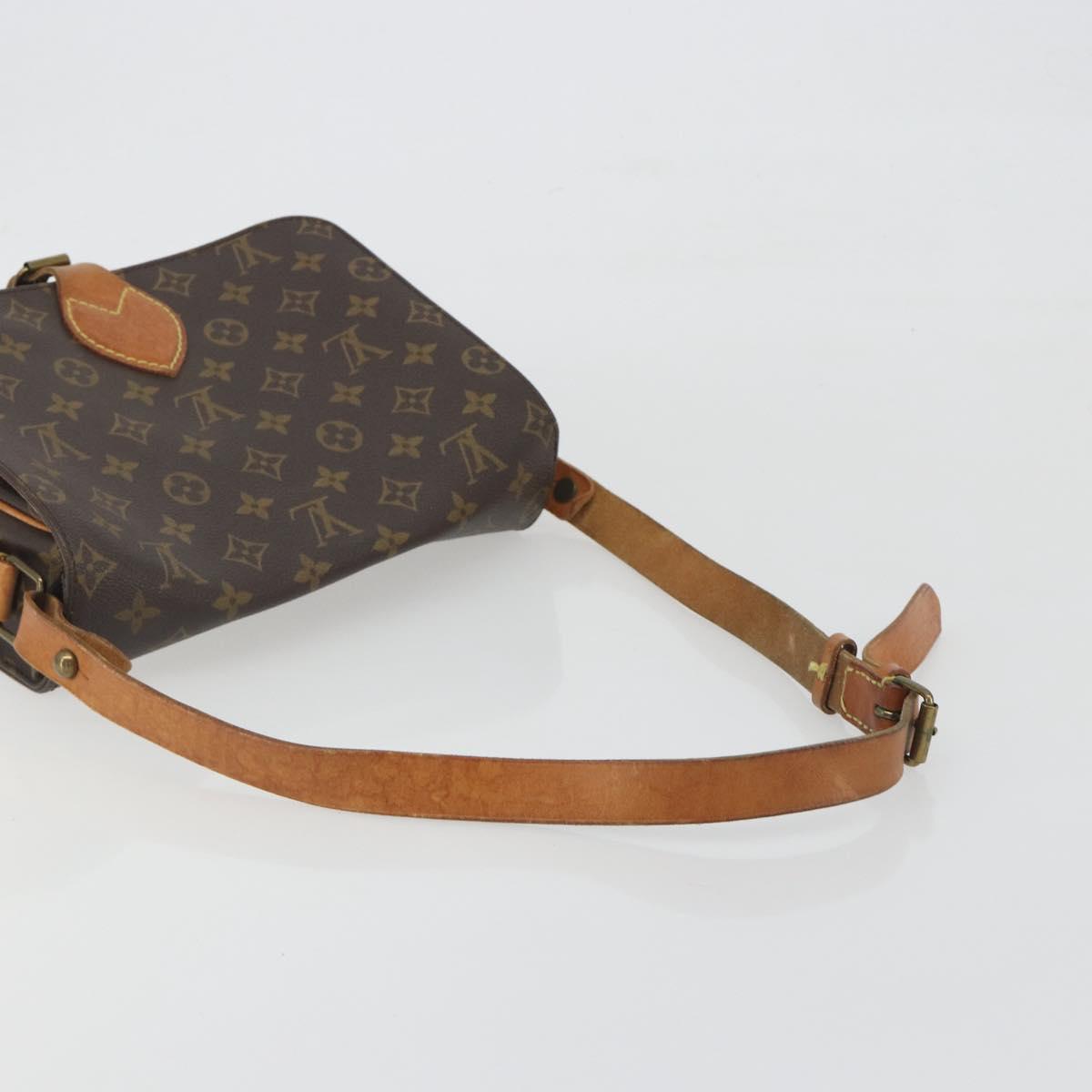 LOUIS VUITTON Monogram Cartouchiere GM Shoulder Bag M51252 LV Auth BA14943