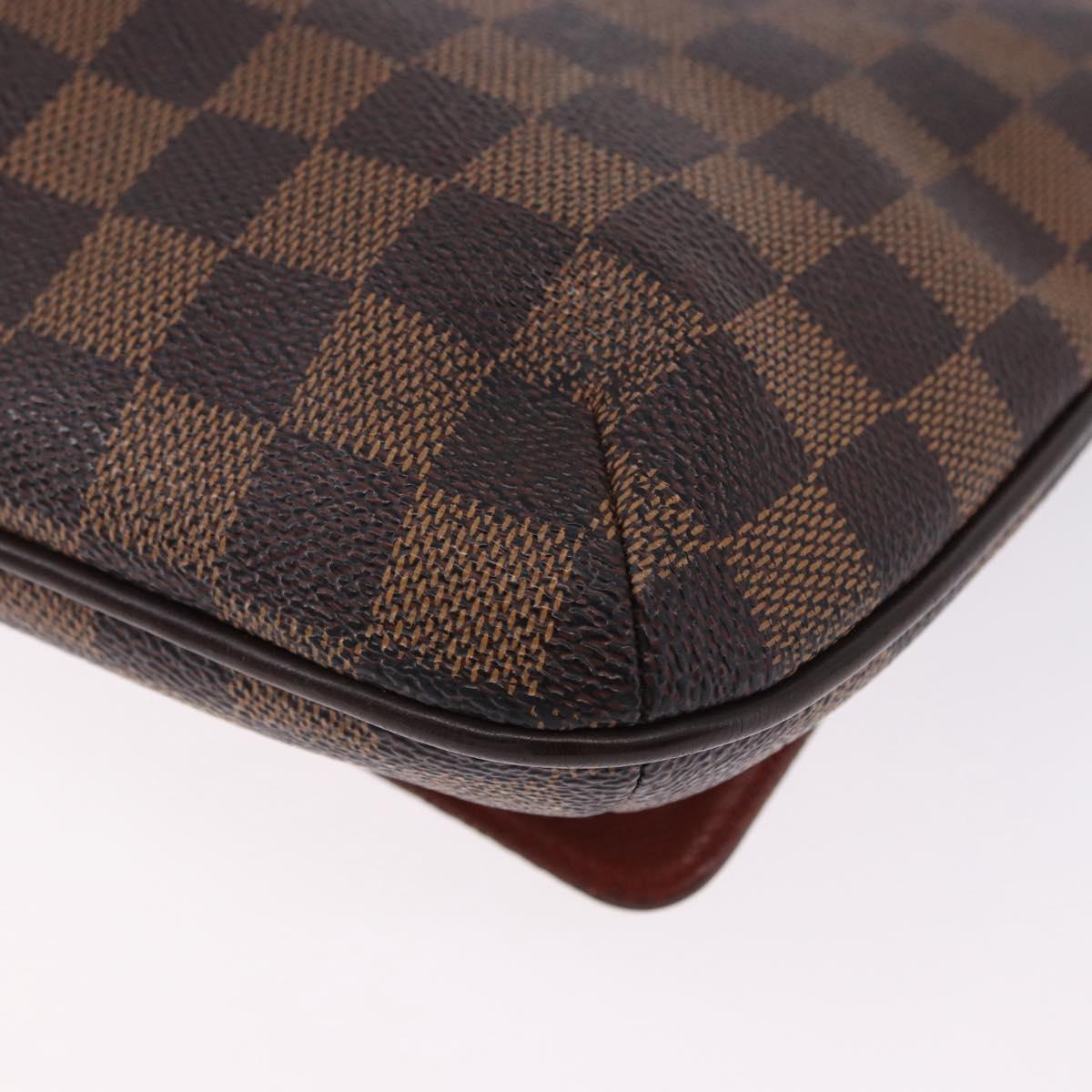 LOUIS VUITTON Damier Ebene Musette Tango Shoulder Bag N51301 LV Auth BA14945