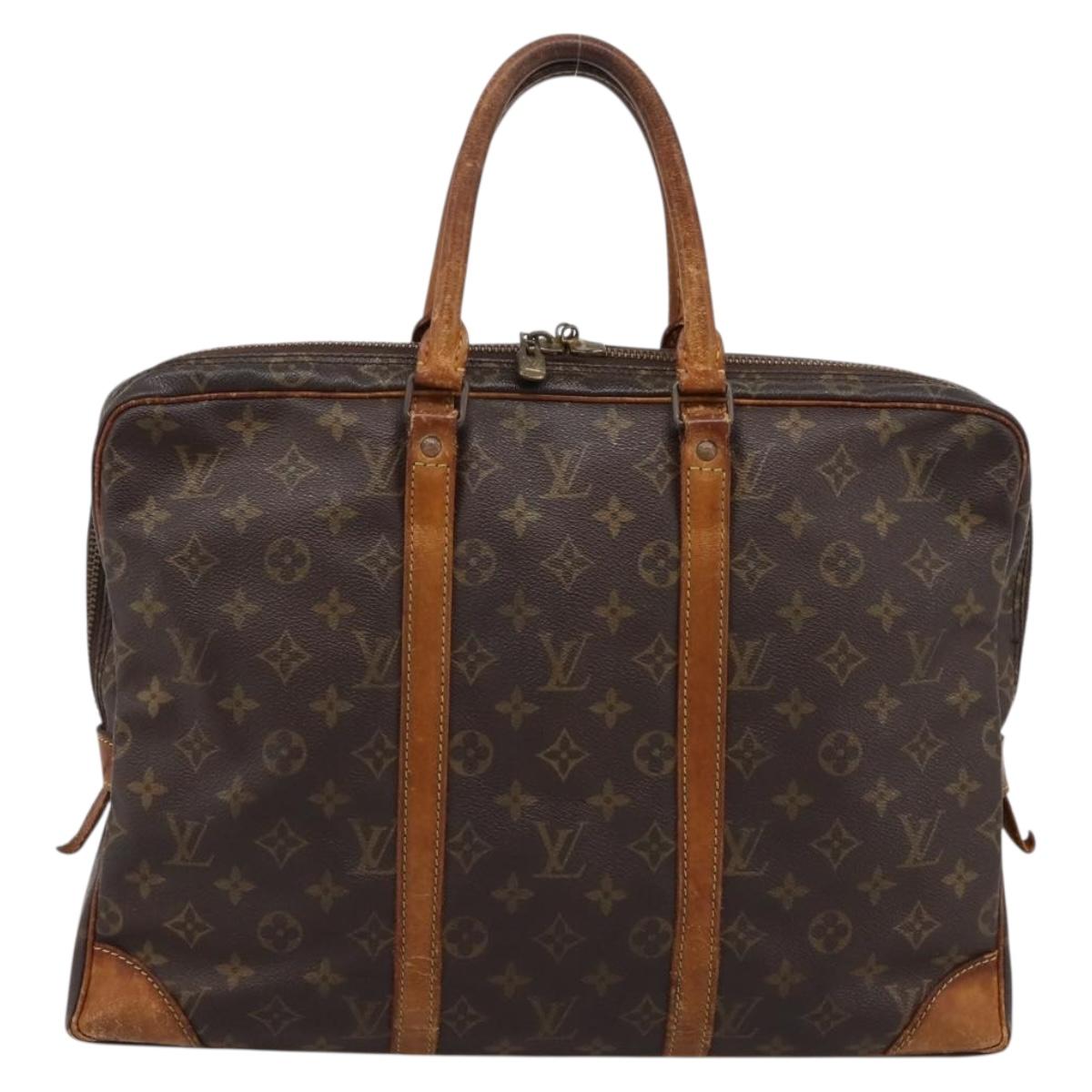 LOUIS VUITTON Monogram Porte Documents Voyage Business Bag M53361 Auth BA14947