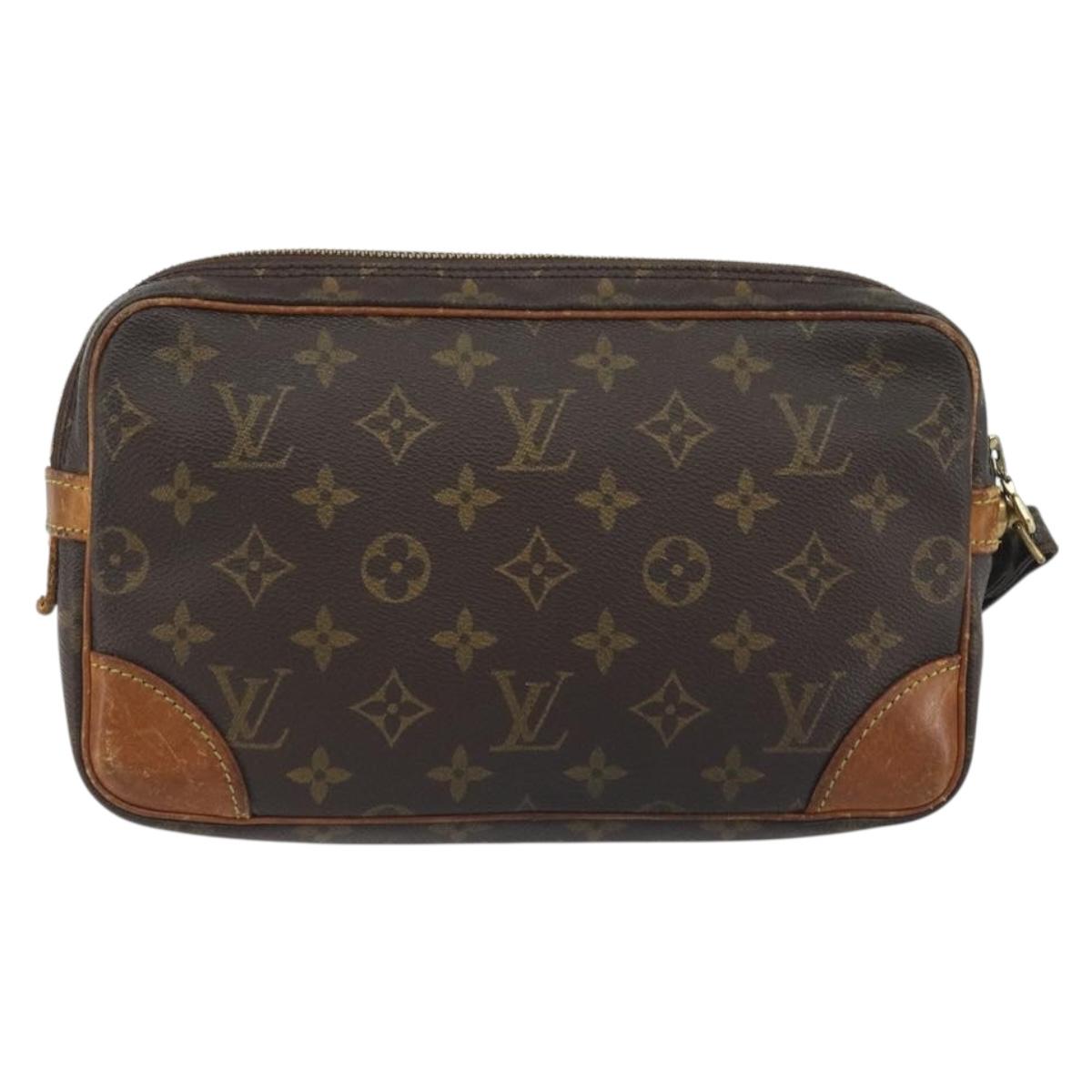 LOUIS VUITTON Monogram Marly Dragonne GM Clutch Bag M51825 LV Auth BA14958