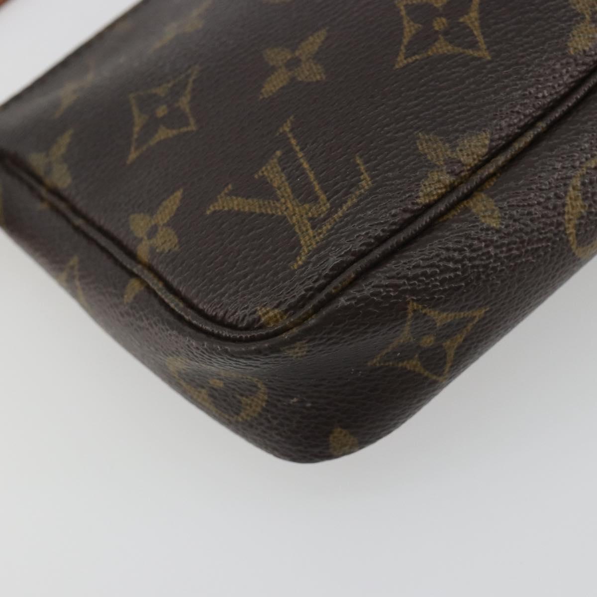 LOUIS VUITTON Monogram Pochette Accessoires Pouch M51980 LV Auth BA14959