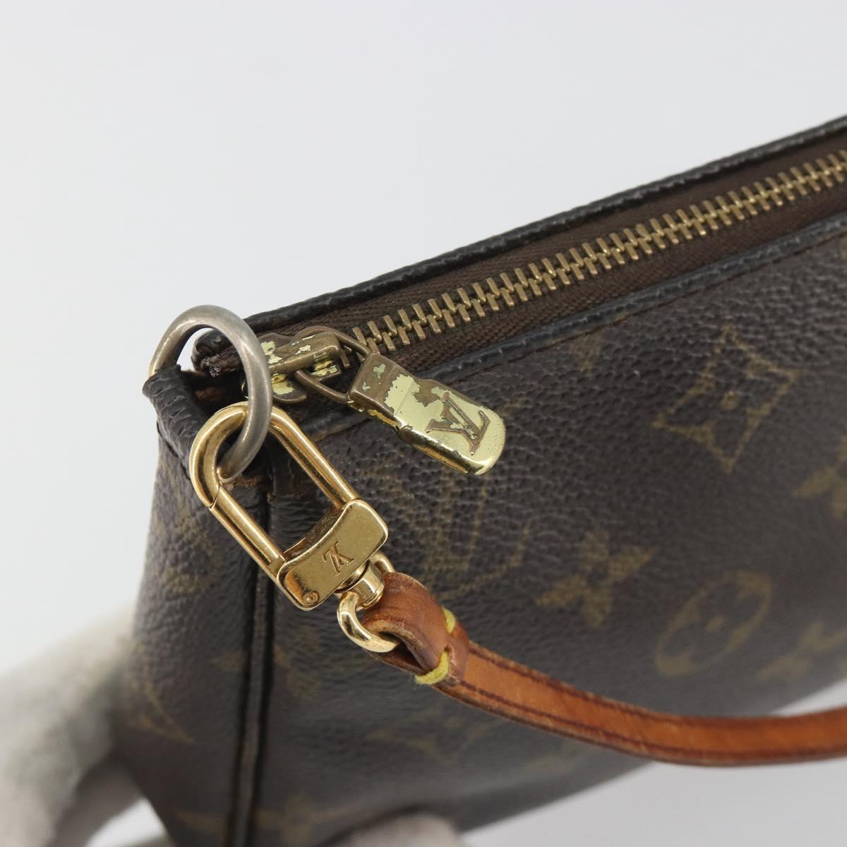 LOUIS VUITTON Monogram Pochette Accessoires Pouch M51980 LV Auth BA14959