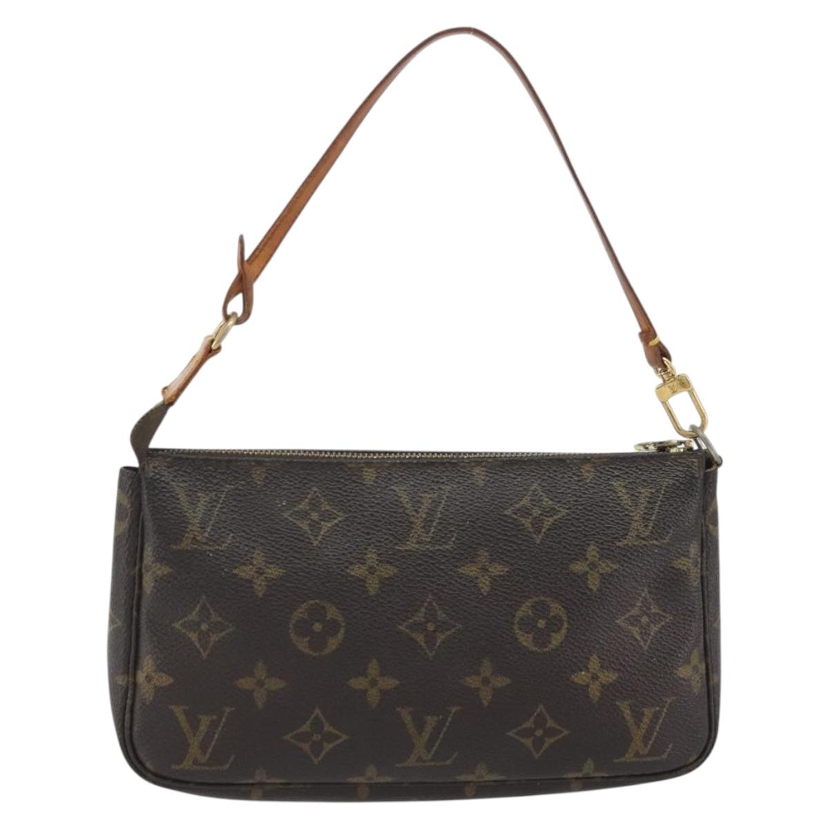 LOUIS VUITTON Monogram Pochette Accessoires Pouch M51980 LV Auth BA14959