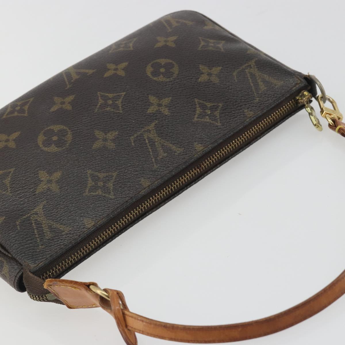 LOUIS VUITTON Monogram Pochette Accessoires Pouch M51980 LV Auth BA14959