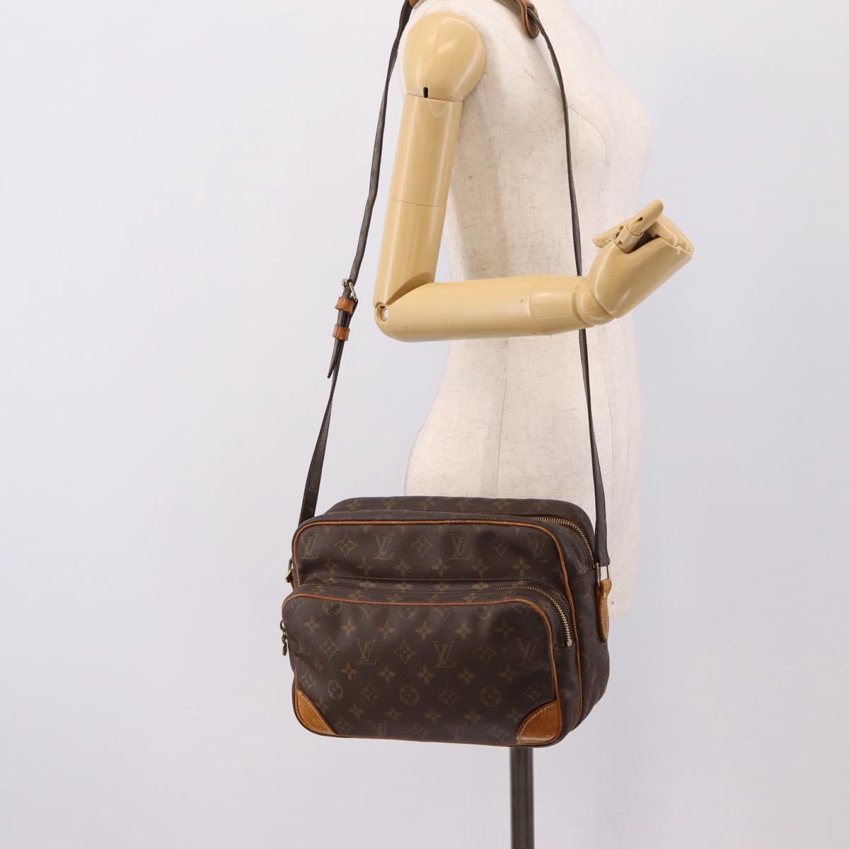 LOUIS VUITTON Monogram Nile Shoulder Bag M45244 LV Auth BA14961