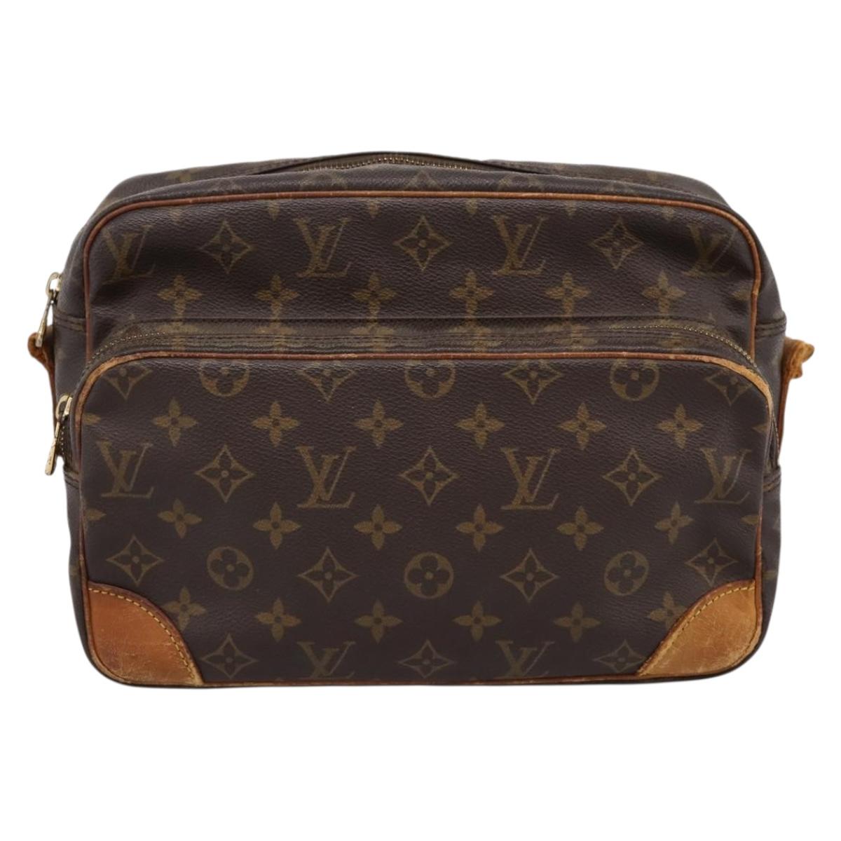 LOUIS VUITTON Monogram Nile Shoulder Bag M45244 LV Auth BA14962