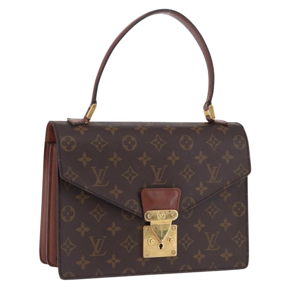 LOUIS VUITTON Monogram Concorde Hand Bag M51190 LV Auth BA14966
