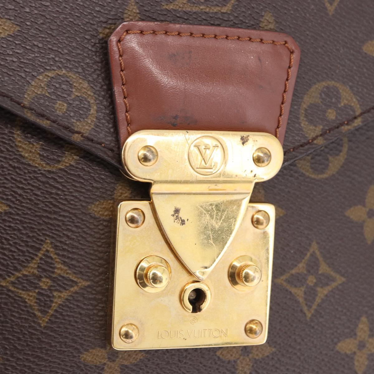 LOUIS VUITTON Monogram Concorde Hand Bag M51190 LV Auth BA14966