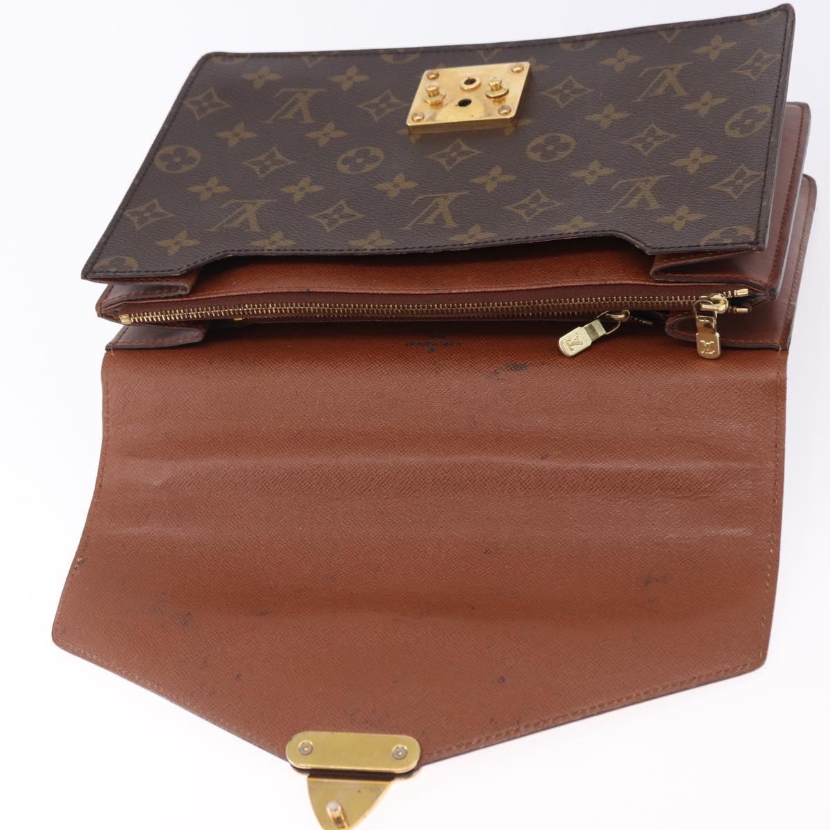 LOUIS VUITTON Monogram Concorde Hand Bag M51190 LV Auth BA14966