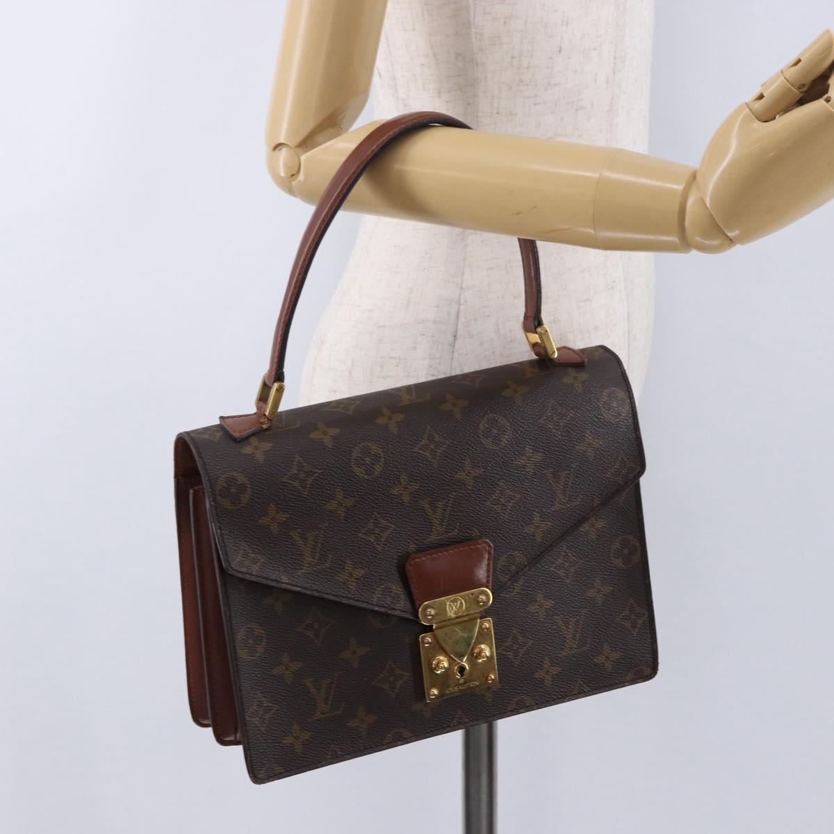 LOUIS VUITTON Monogram Concorde Hand Bag M51190 LV Auth BA14966