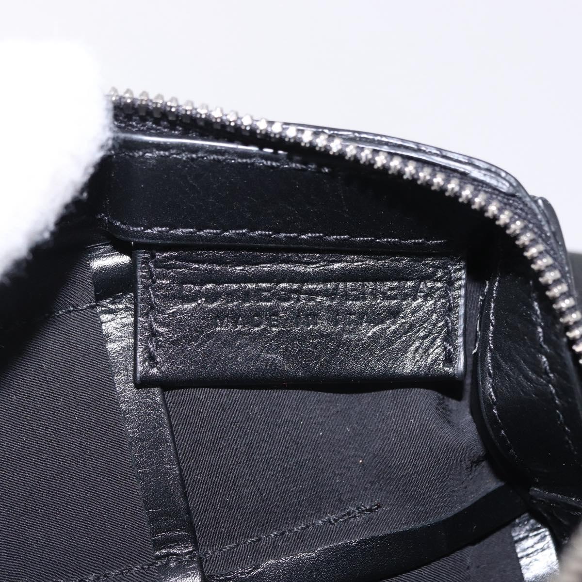 BOTTEGA VENETA MAXI INTRECCIATO Cassette Belt Bag Black Auth BA14968V
