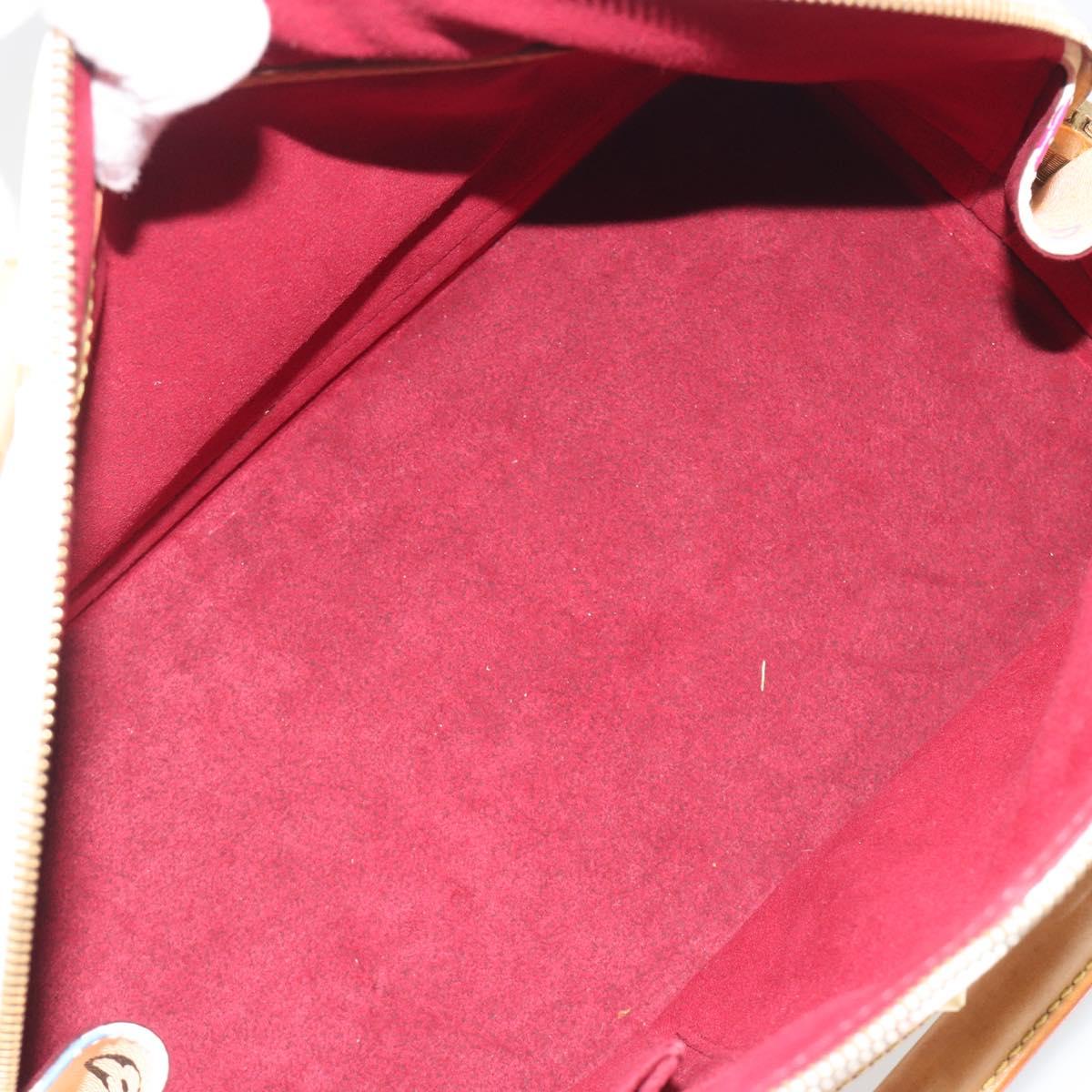 LOUIS VUITTON Monogram Multicolor Alma Hand Bag White M92647 LV Auth BA14970V