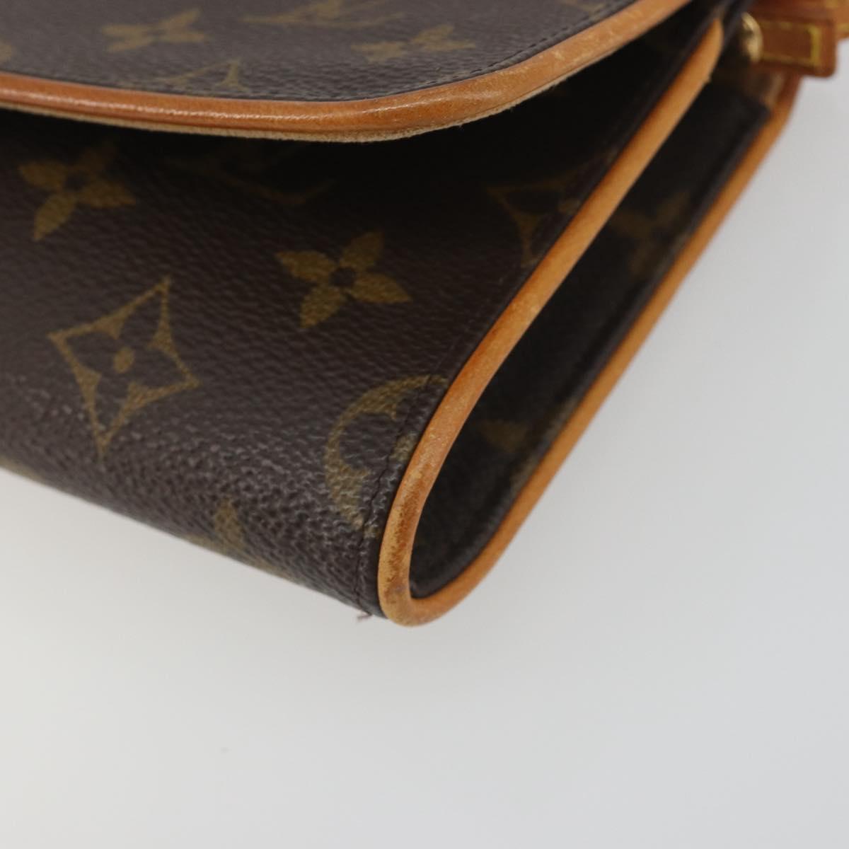 LOUIS VUITTON Monogram Pochette Twin GM Shoulder Bag M51852 LV Auth BA14978