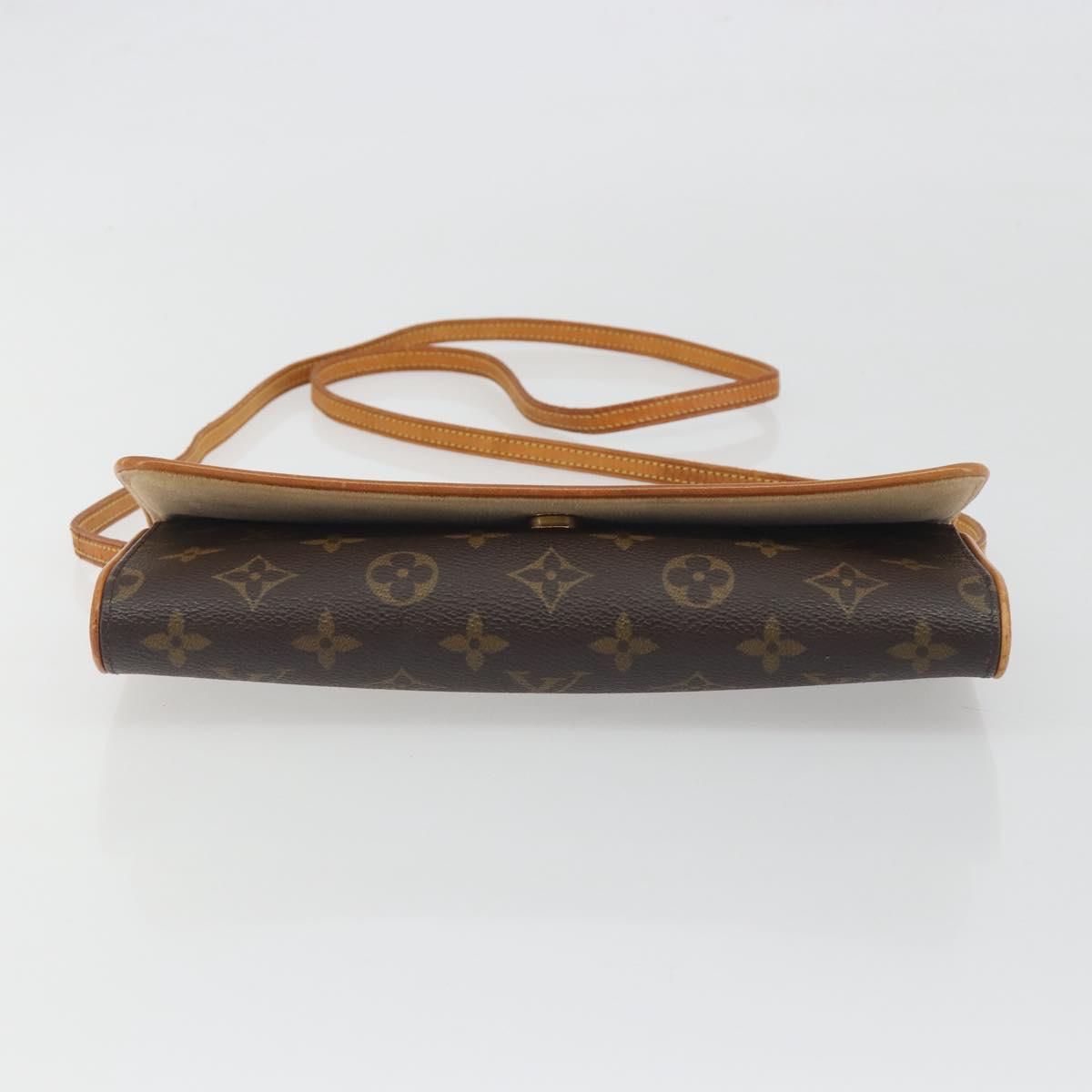 LOUIS VUITTON Monogram Pochette Twin GM Shoulder Bag M51852 LV Auth BA14978