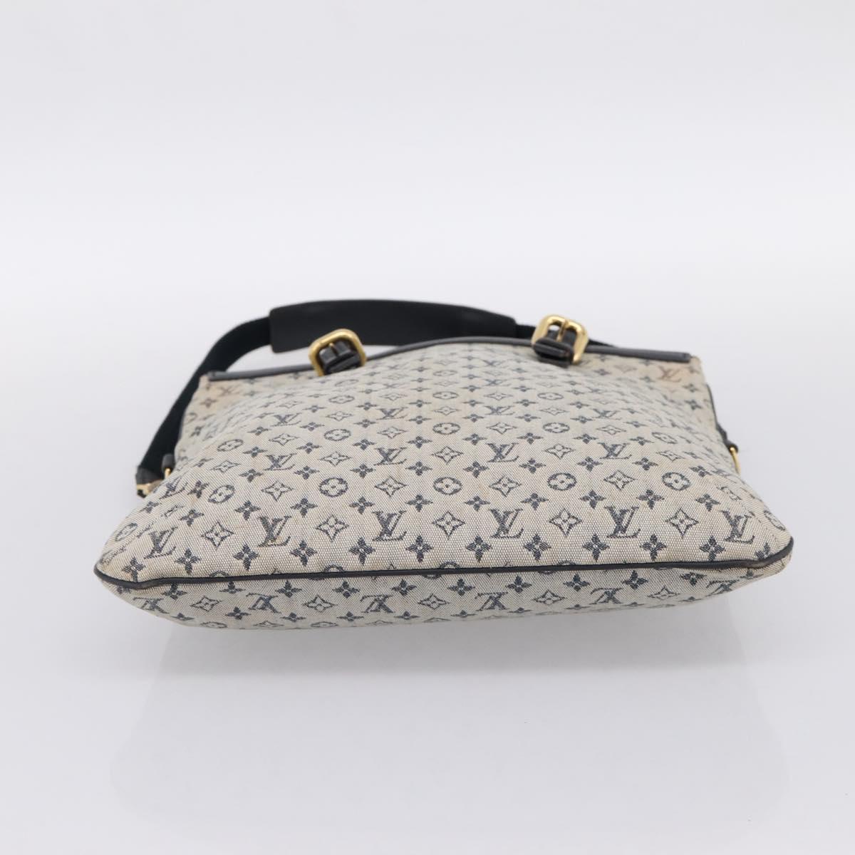 LOUIS VUITTON Monogram Mini Françoise Tote Bag 2way Blue M92208 LV Auth BA14979