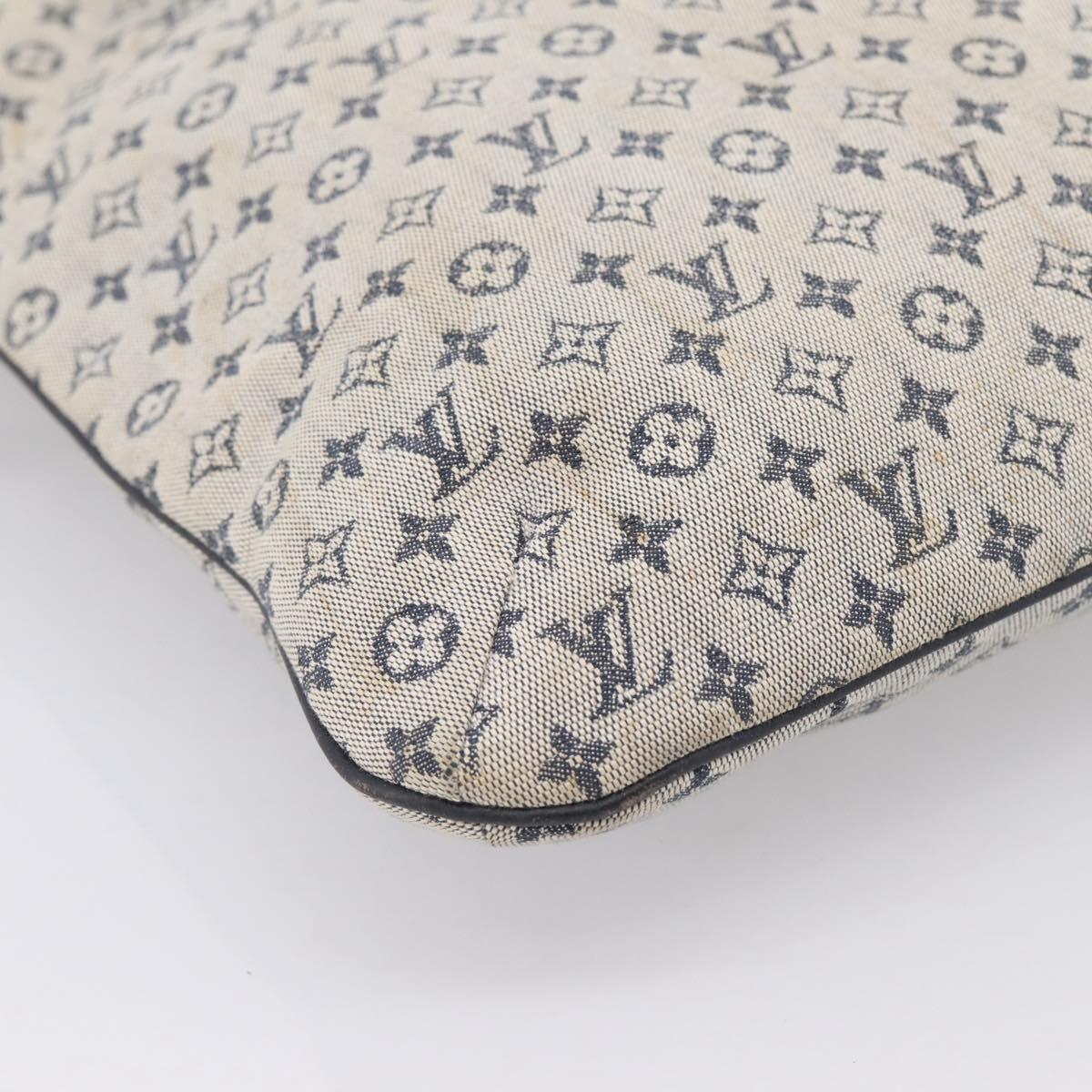 LOUIS VUITTON Monogram Mini Françoise Tote Bag 2way Blue M92208 LV Auth BA14979