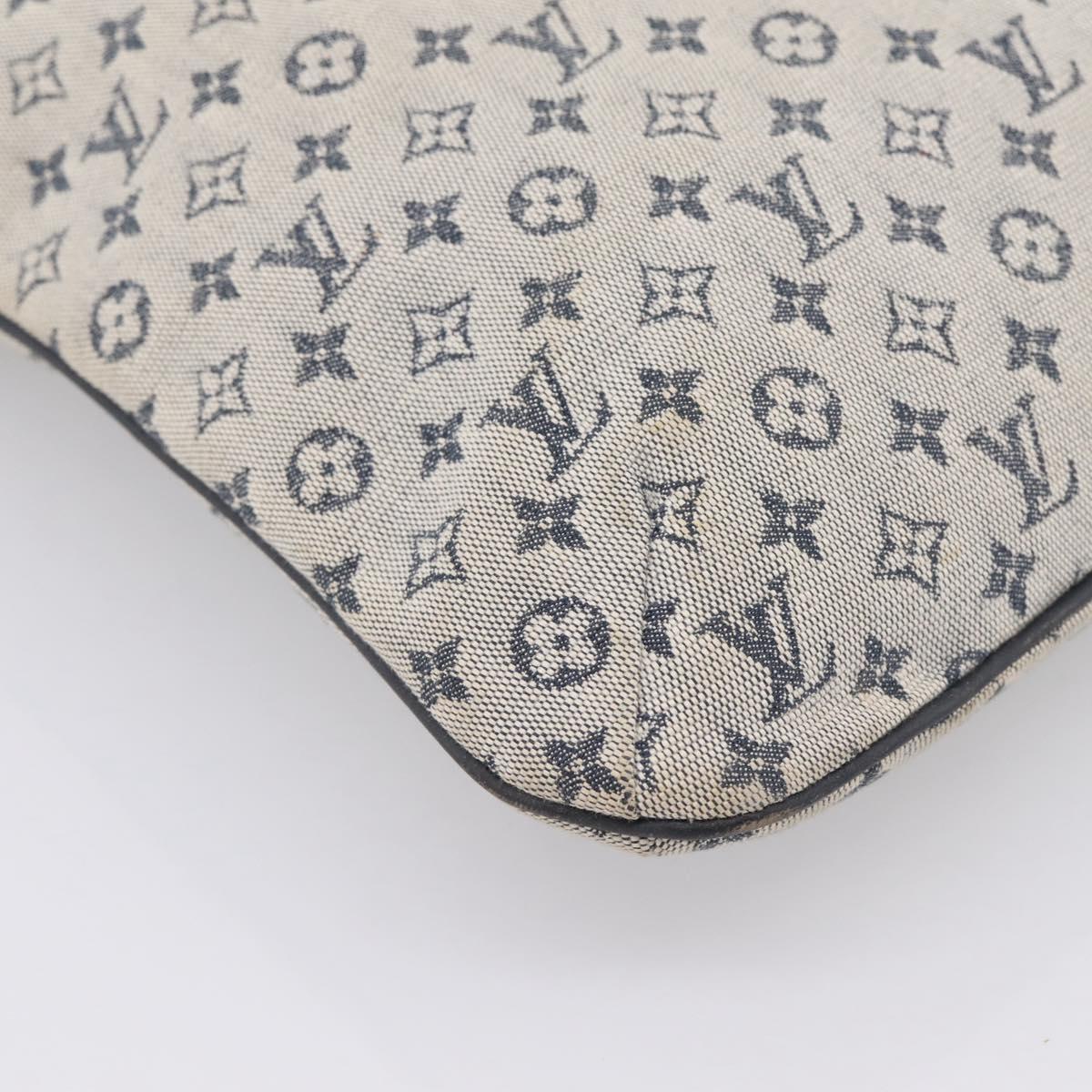 LOUIS VUITTON Monogram Mini Françoise Tote Bag 2way Blue M92208 LV Auth BA14979