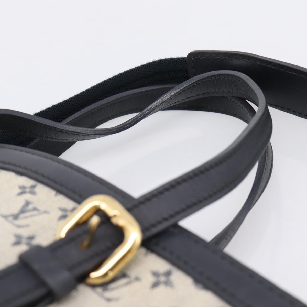 LOUIS VUITTON Monogram Mini Françoise Tote Bag 2way Blue M92208 LV Auth BA14979