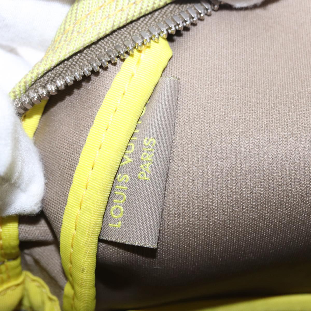 LOUIS VUITTON Damier Geant LV Cup Weatherly Bag Yellow M80636 LV Auth BA14980