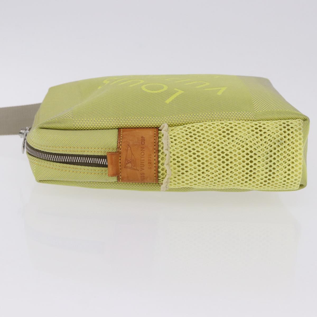LOUIS VUITTON Damier Geant LV Cup Weatherly Bag Yellow M80636 LV Auth BA14980