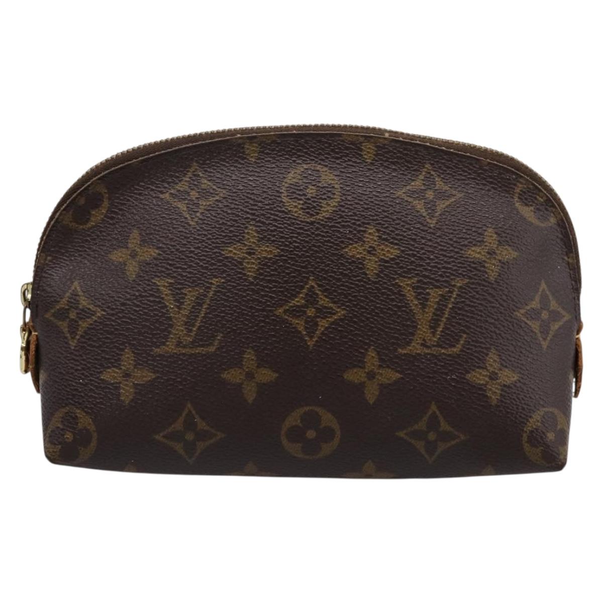 LOUIS VUITTON Monogram Pochette Cosmetic PM Cosmetic Pouch M47515 Auth BA14983