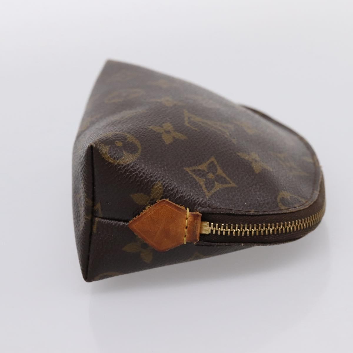 LOUIS VUITTON Monogram Pochette Cosmetic PM Cosmetic Pouch M47515 Auth BA14983