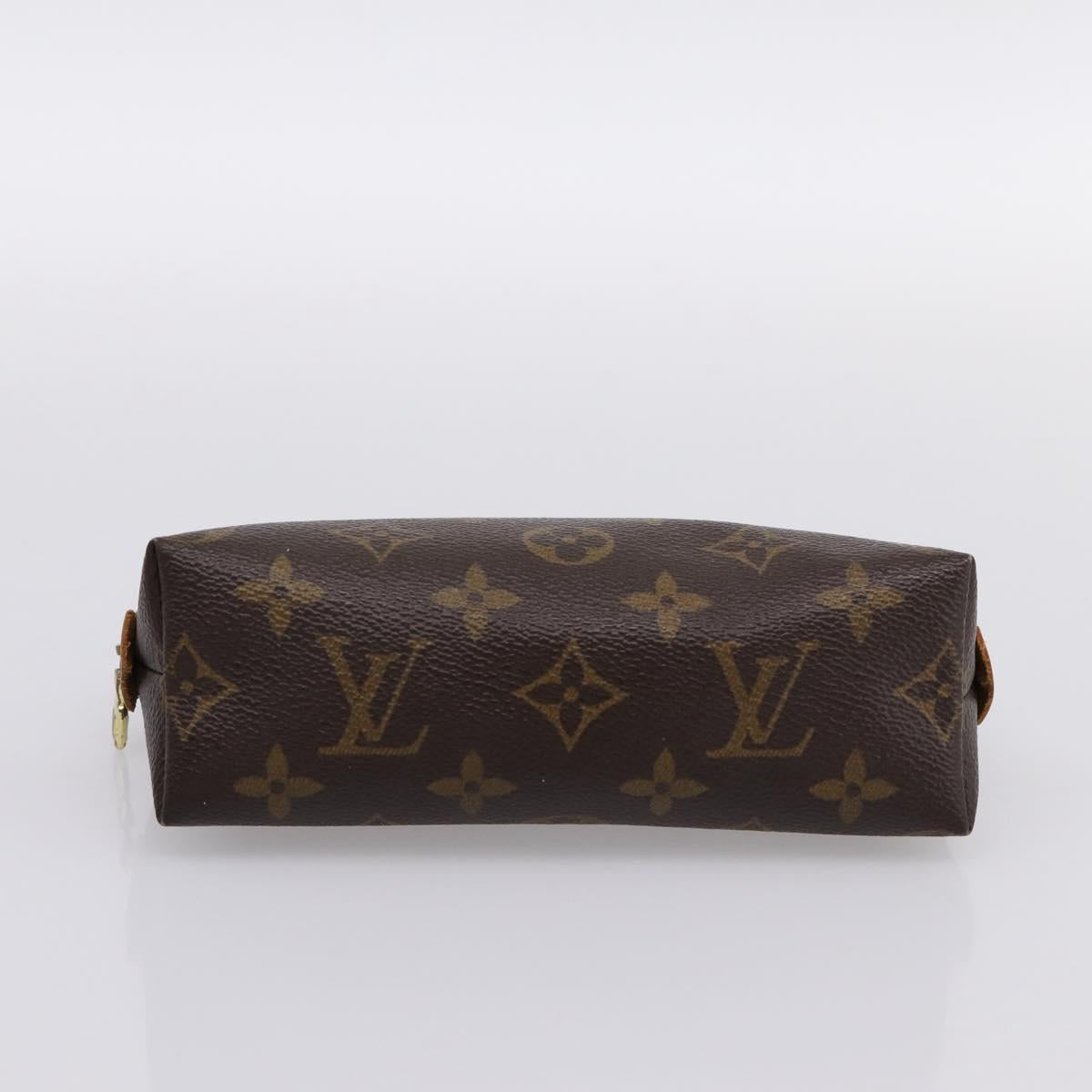 LOUIS VUITTON Monogram Pochette Cosmetic PM Cosmetic Pouch M47515 Auth BA14983
