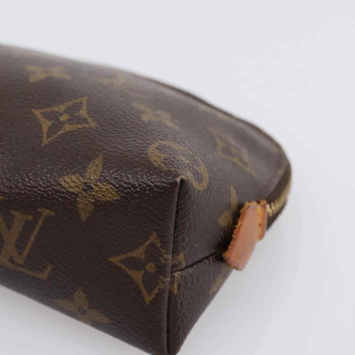 LOUIS VUITTON Monogram Pochette Cosmetic PM Cosmetic Pouch M47515 Auth BA14983