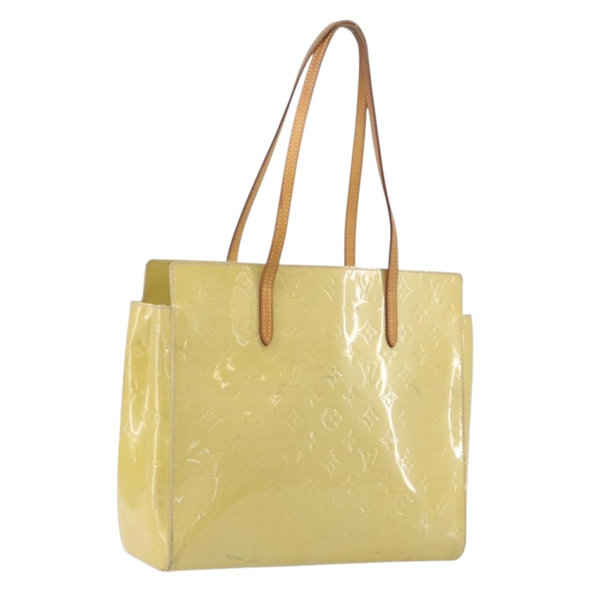 LOUIS VUITTON Monogram Vernis Katarina EW Bag Broncorail M90010 LV Auth BA14986