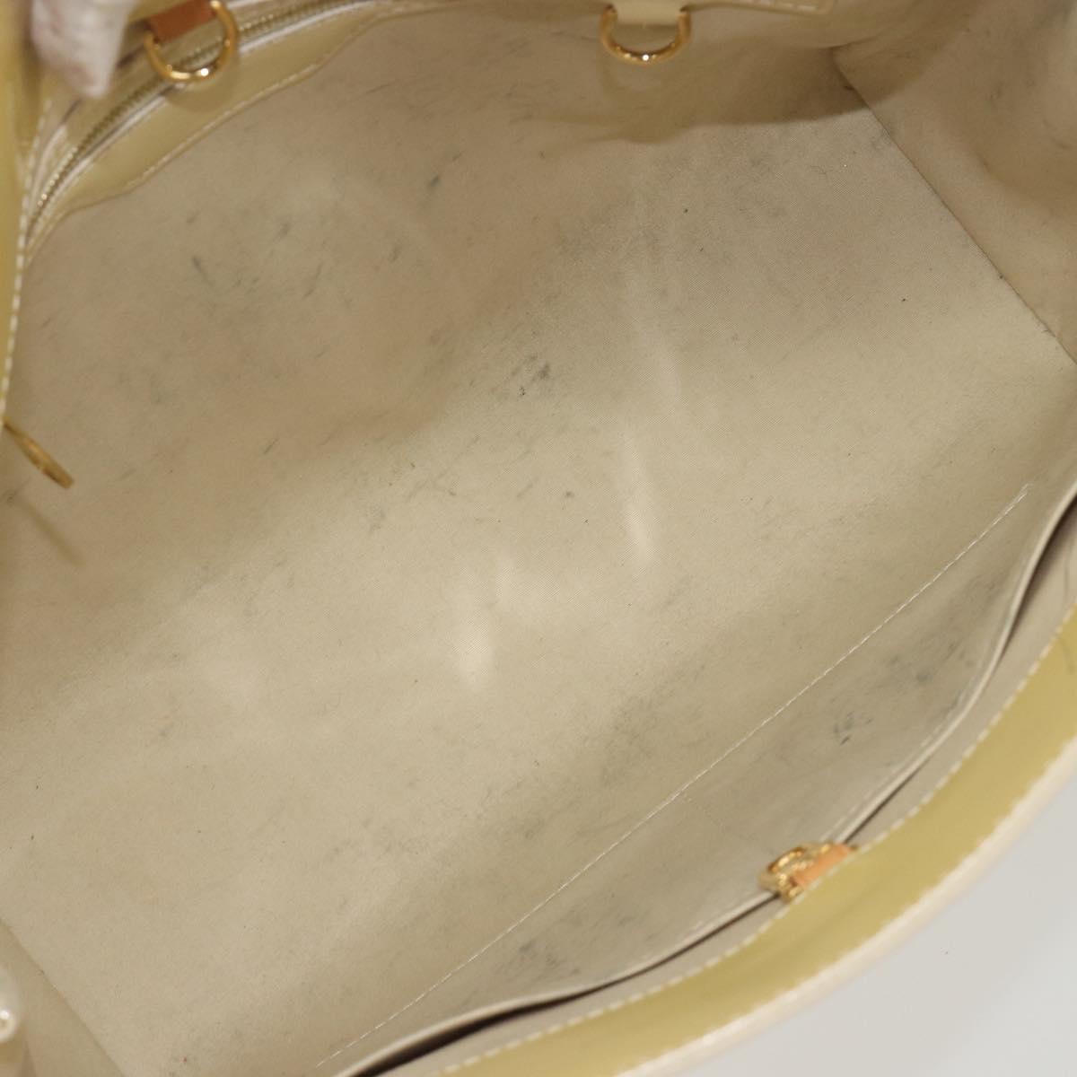 LOUIS VUITTON Monogram Vernis Katarina EW Bag Broncorail M90010 LV Auth BA14986