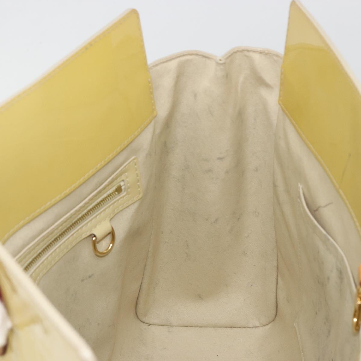 LOUIS VUITTON Monogram Vernis Katarina EW Bag Broncorail M90010 LV Auth BA14986