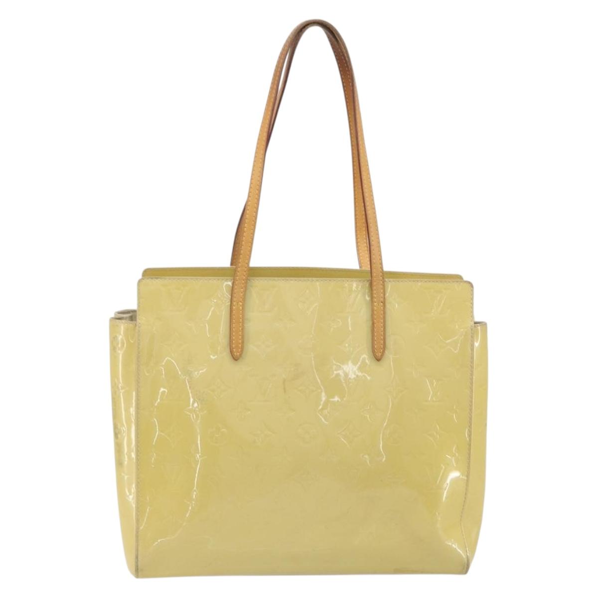LOUIS VUITTON Monogram Vernis Katarina EW Bag Broncorail M90010 LV Auth BA14986
