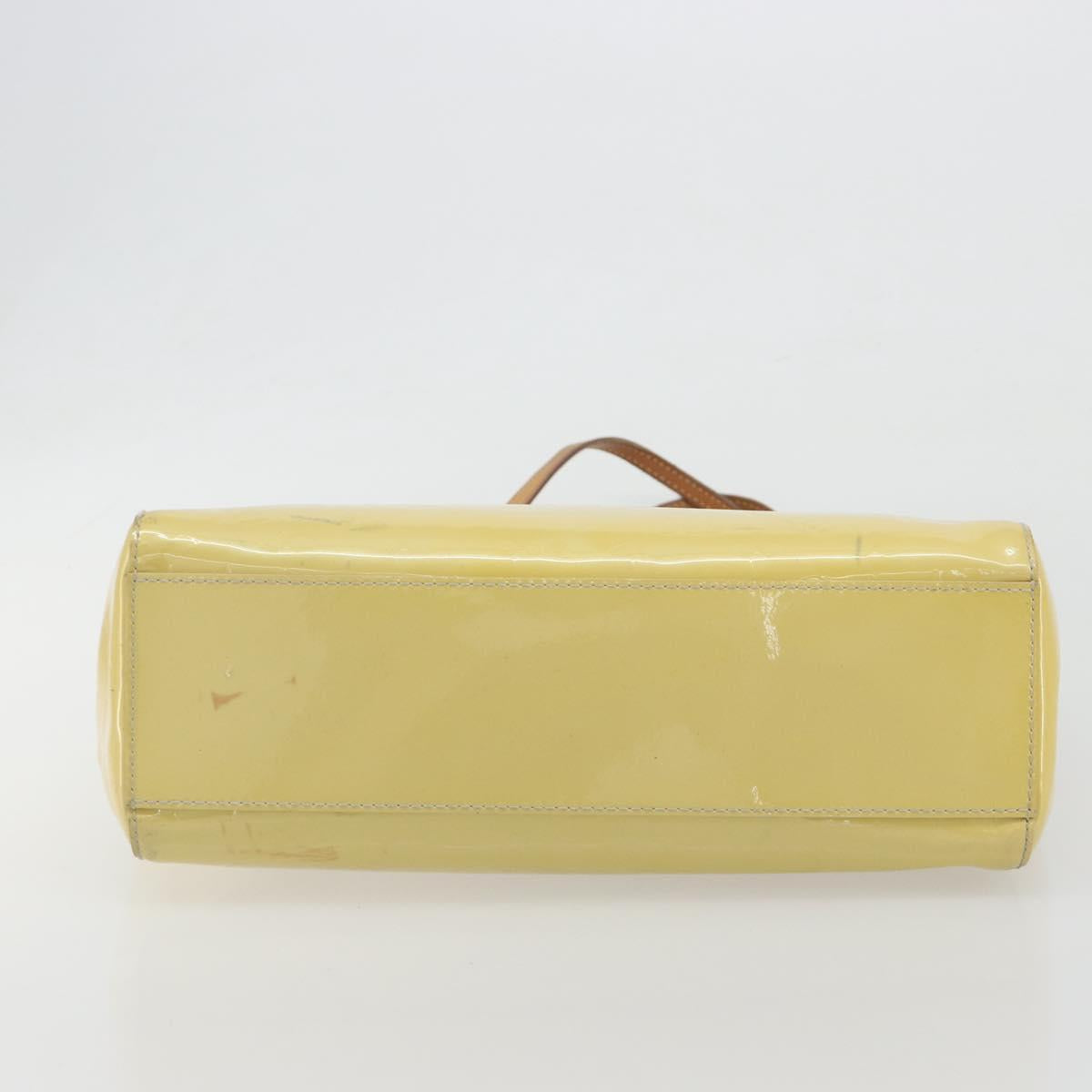 LOUIS VUITTON Monogram Vernis Katarina EW Bag Broncorail M90010 LV Auth BA14986