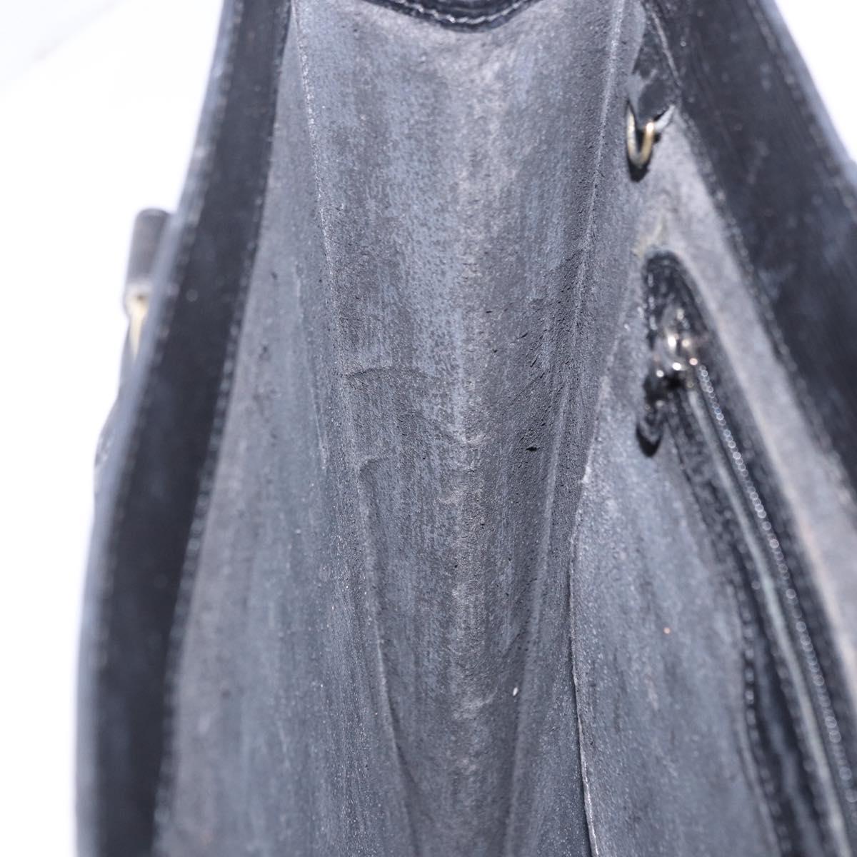 LOUIS VUITTON Epi Sac Plat Hand Bag Black M59082 LV Auth BA14991