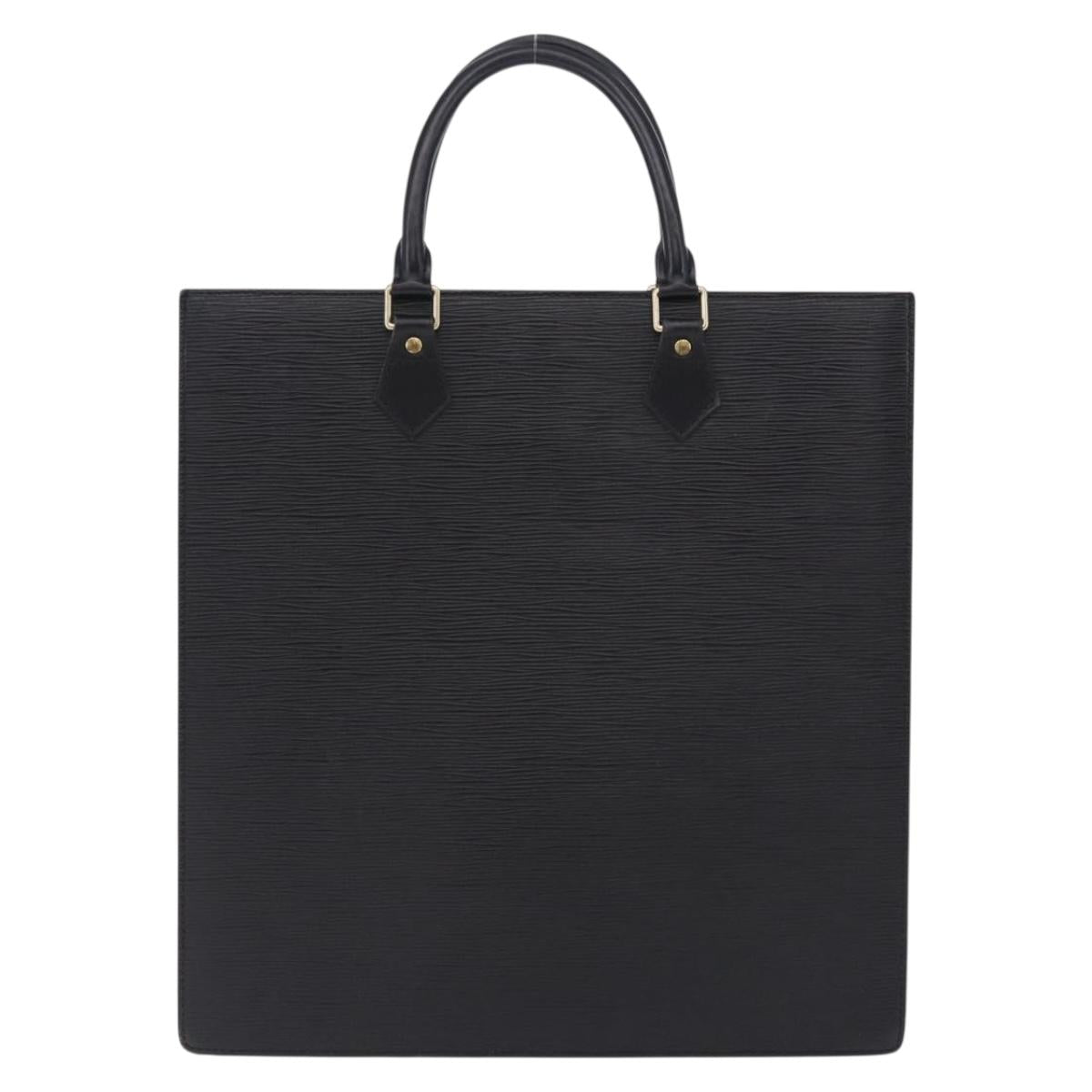 LOUIS VUITTON Epi Sac Plat Hand Bag Black M59082 LV Auth BA14991