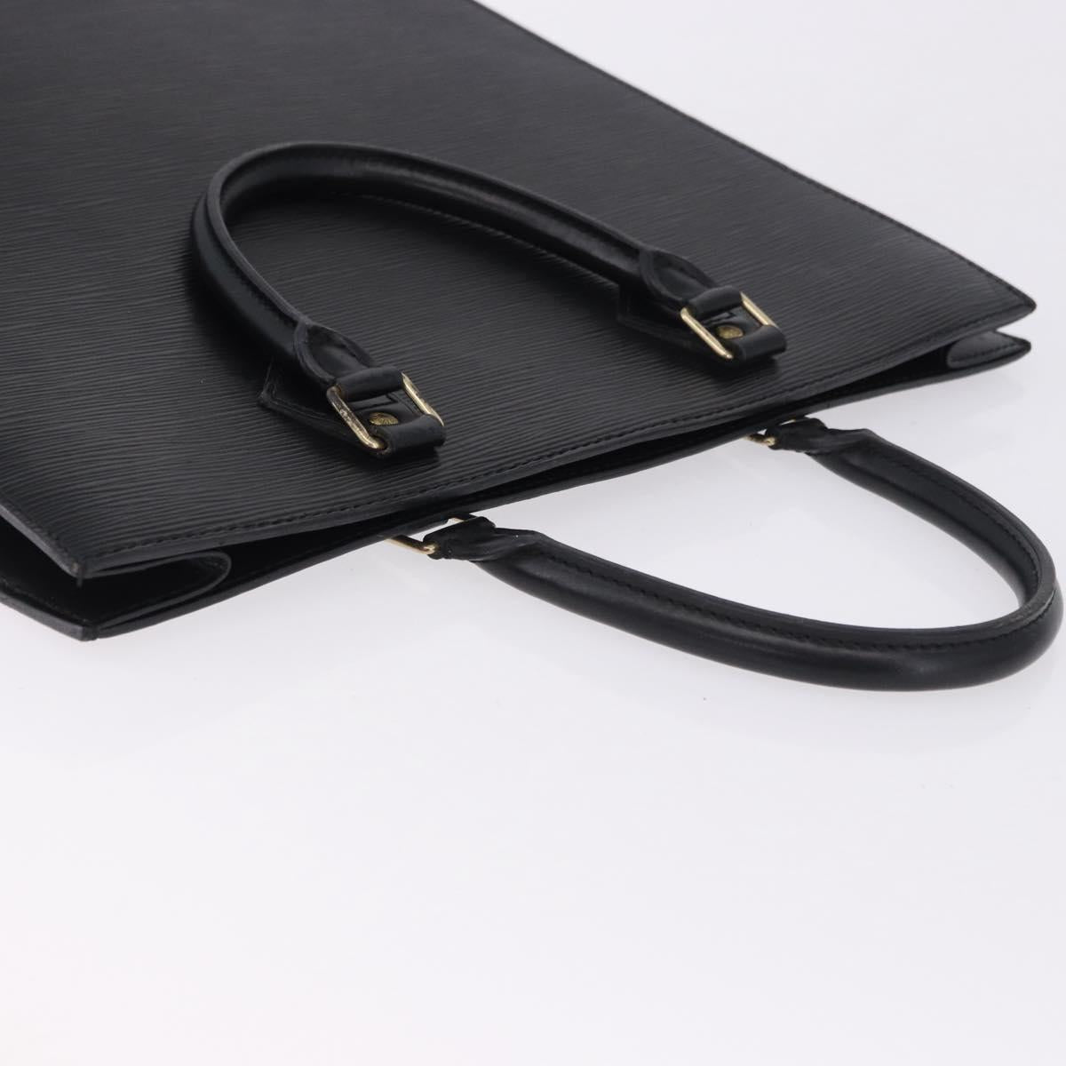 LOUIS VUITTON Epi Sac Plat Hand Bag Black M59082 LV Auth BA14991