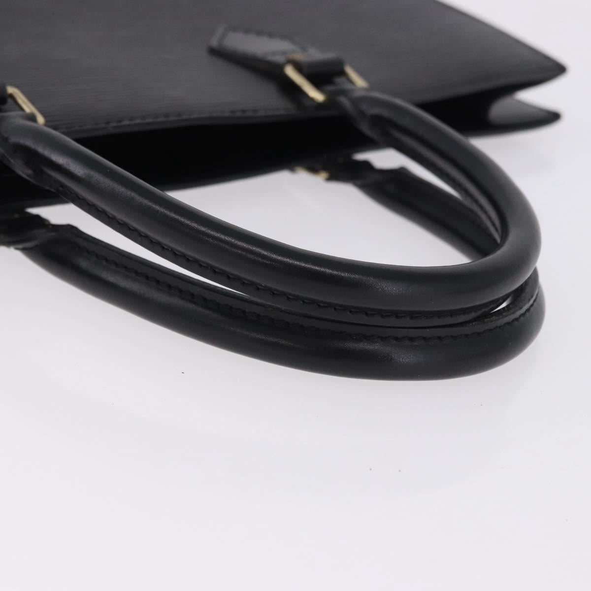 LOUIS VUITTON Epi Sac Plat Hand Bag Black M59082 LV Auth BA14991