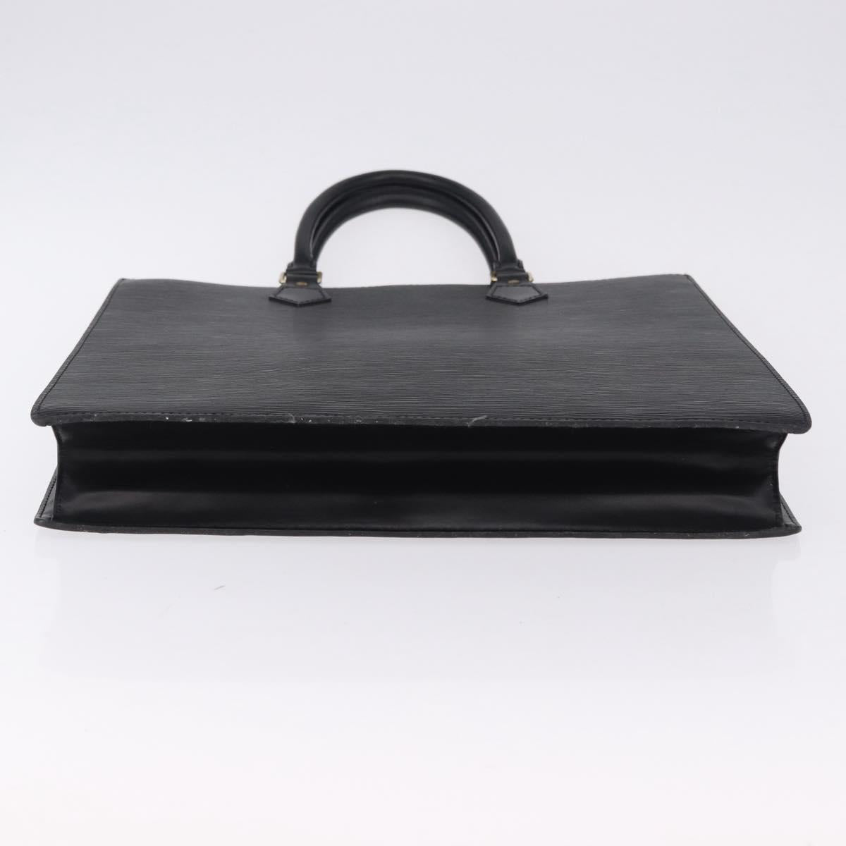 LOUIS VUITTON Epi Sac Plat Hand Bag Black M59082 LV Auth BA14991